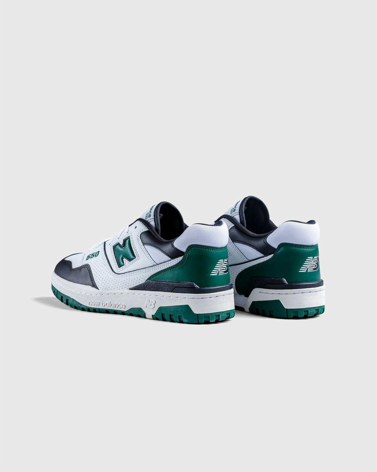 New Balance - BB550LE1 White Black Green - Footwear - White - Image 3