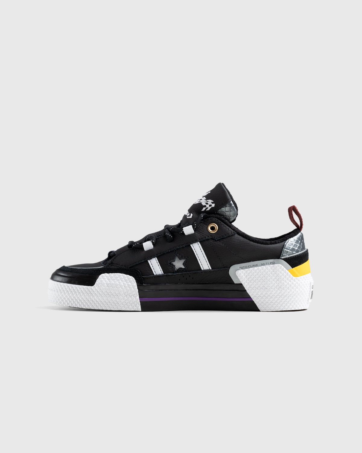 Converse x IBN Japser - One Star Ox Black/White/Spectra Yellow - Footwear - Black - Image 2