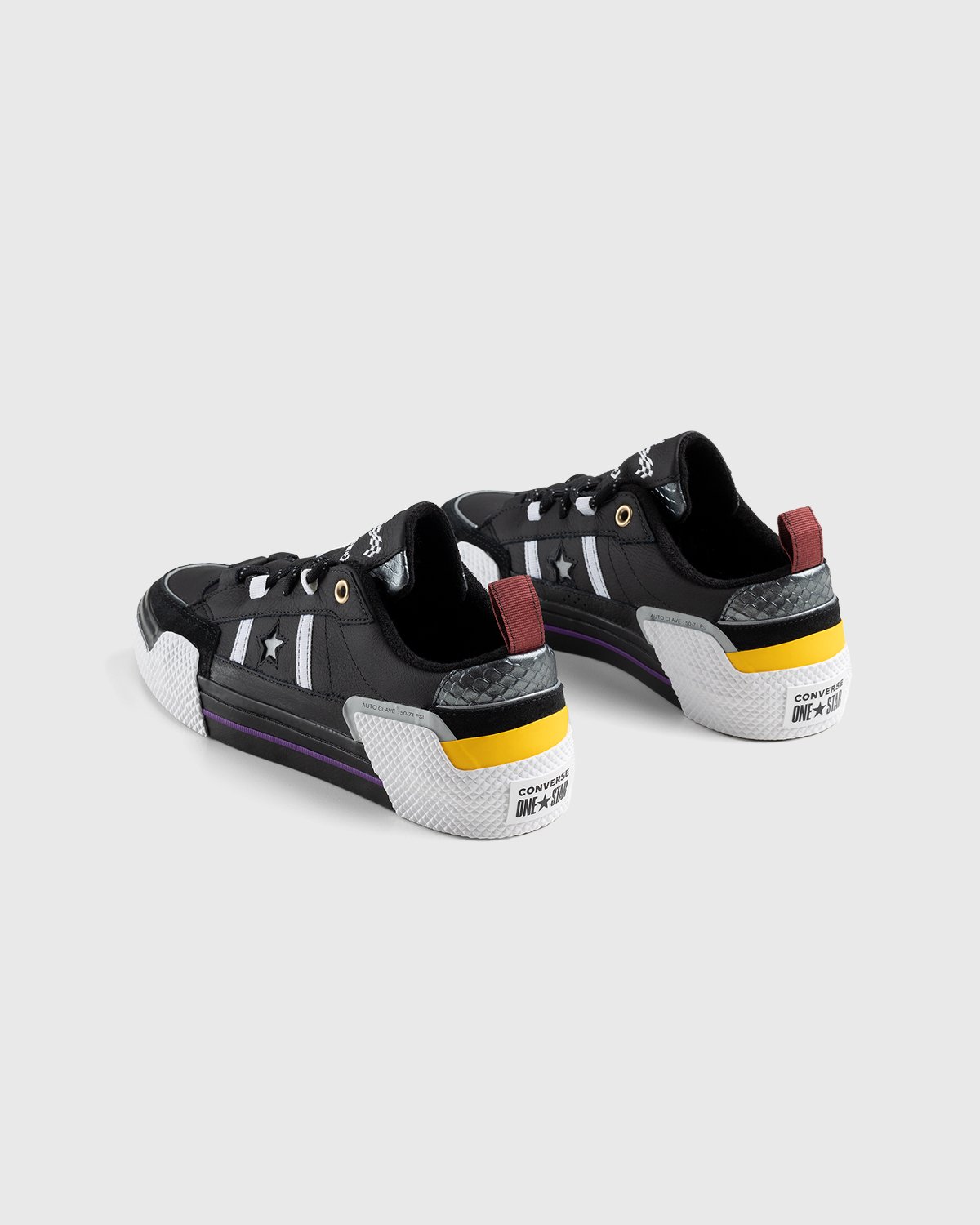 Converse x IBN Japser - One Star Ox Black/White/Spectra Yellow - Footwear - Black - Image 3