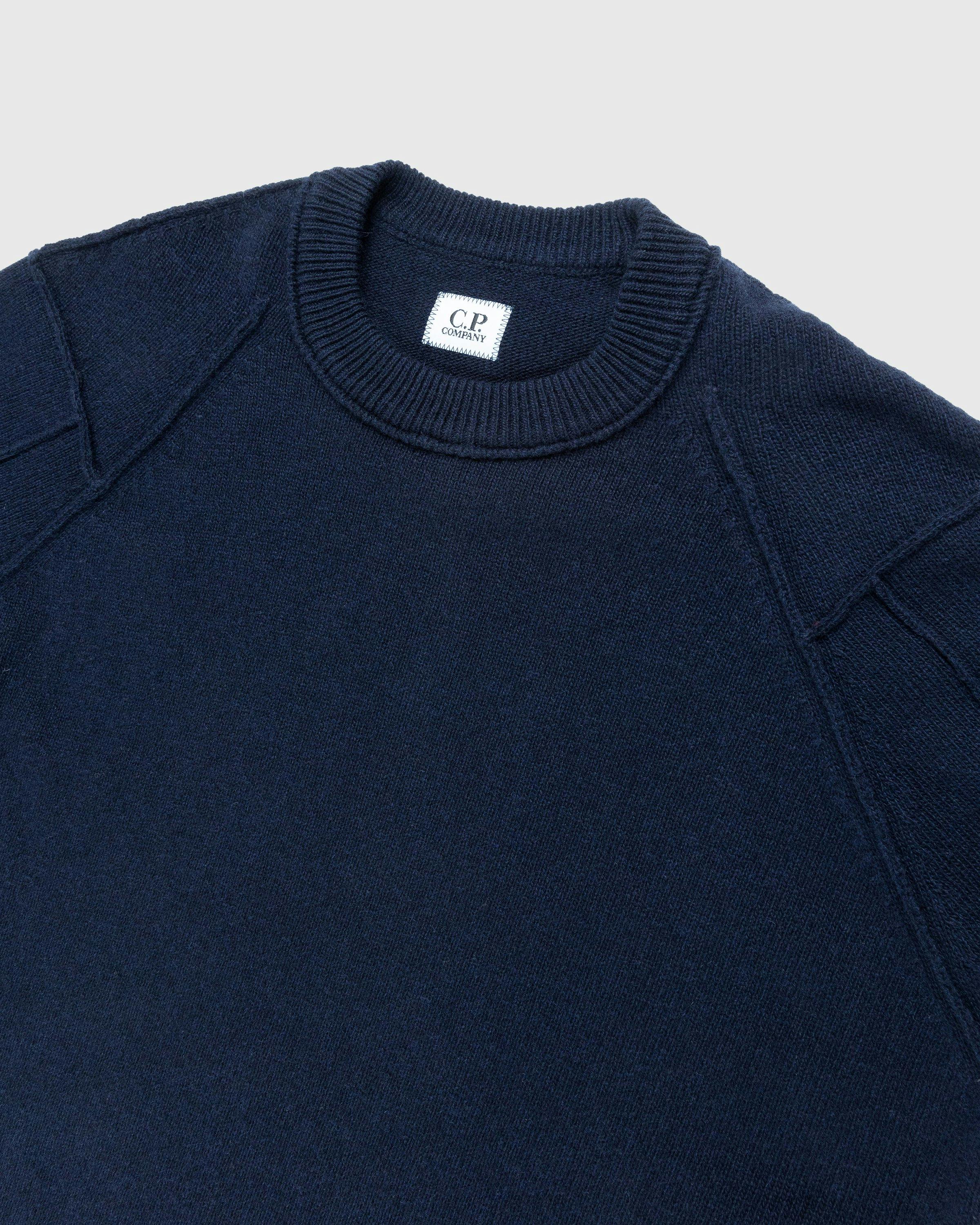 C.P. Company - Lambswool Jumper Black - Clothing - Black - Image 3