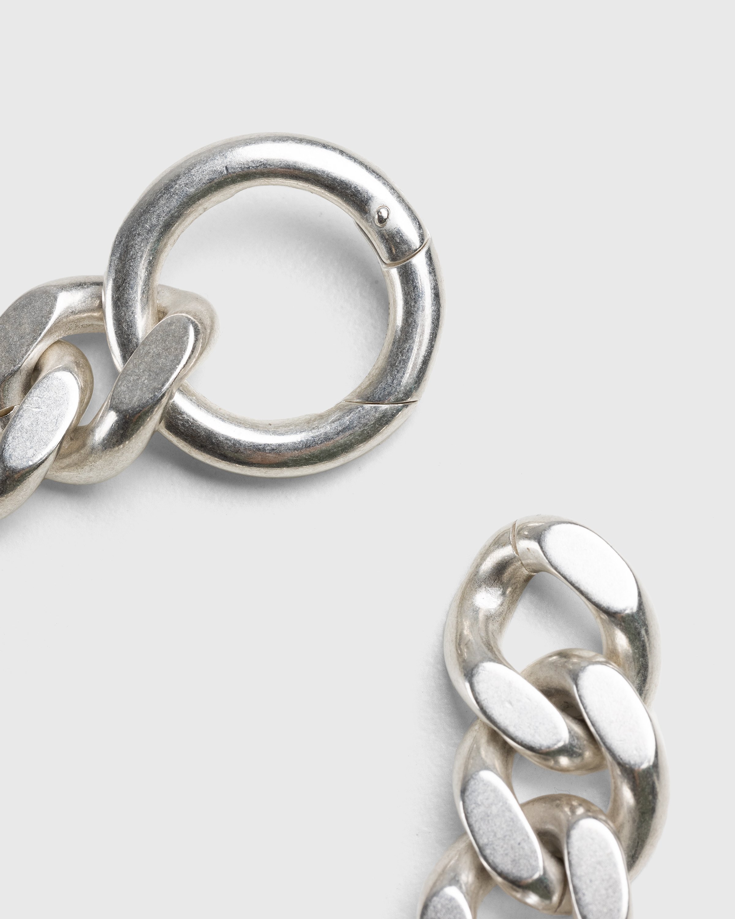 Jil Sander - Chain Link Key Ring Silver - Accessories - Silver - Image 3