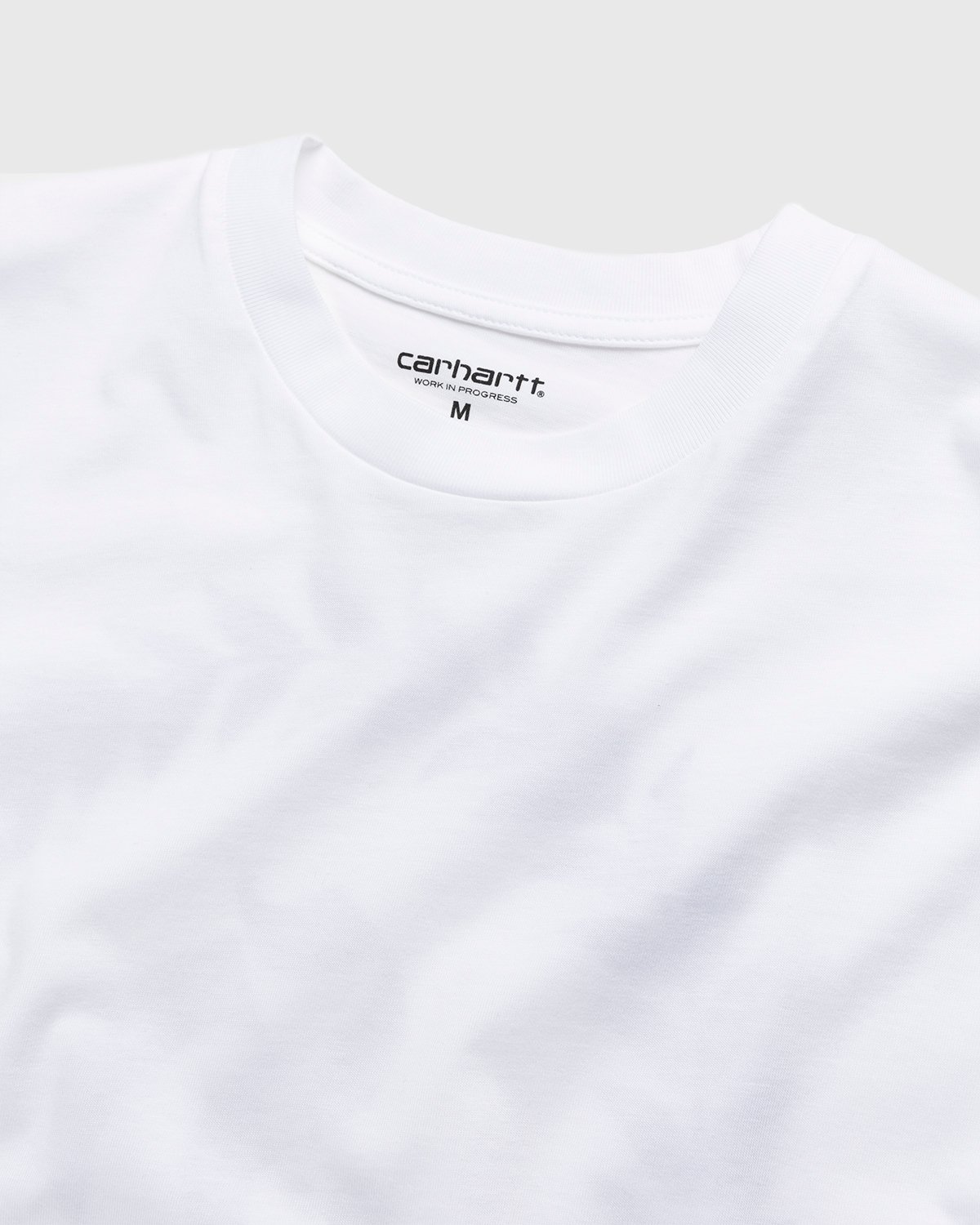 Carhartt WIP x Herrensauna - Logo Long Sleeve White Black Cypress - Clothing - White - Image 4