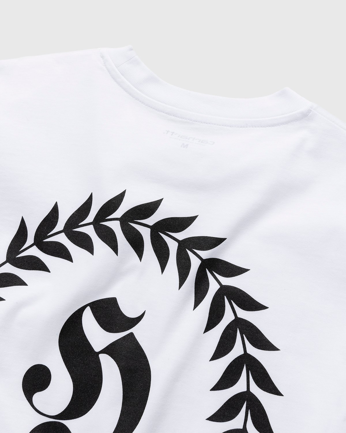 Carhartt WIP x Herrensauna - Logo Long Sleeve White Black Cypress - Clothing - White - Image 6