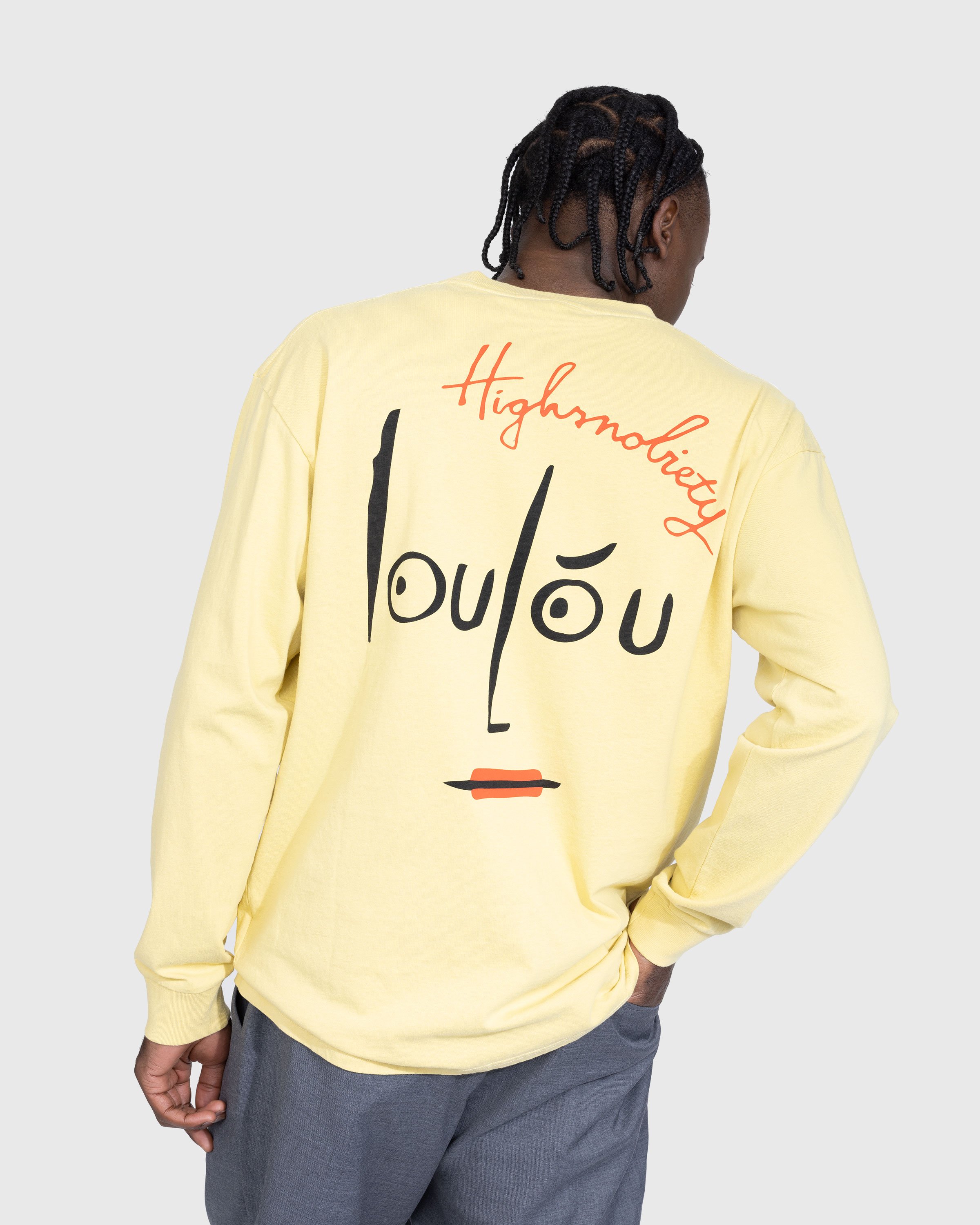 Loulou Paris x Highsnobiety - Long Sleeve T-Shirt Lemon - Clothing - Yellow - Image 4