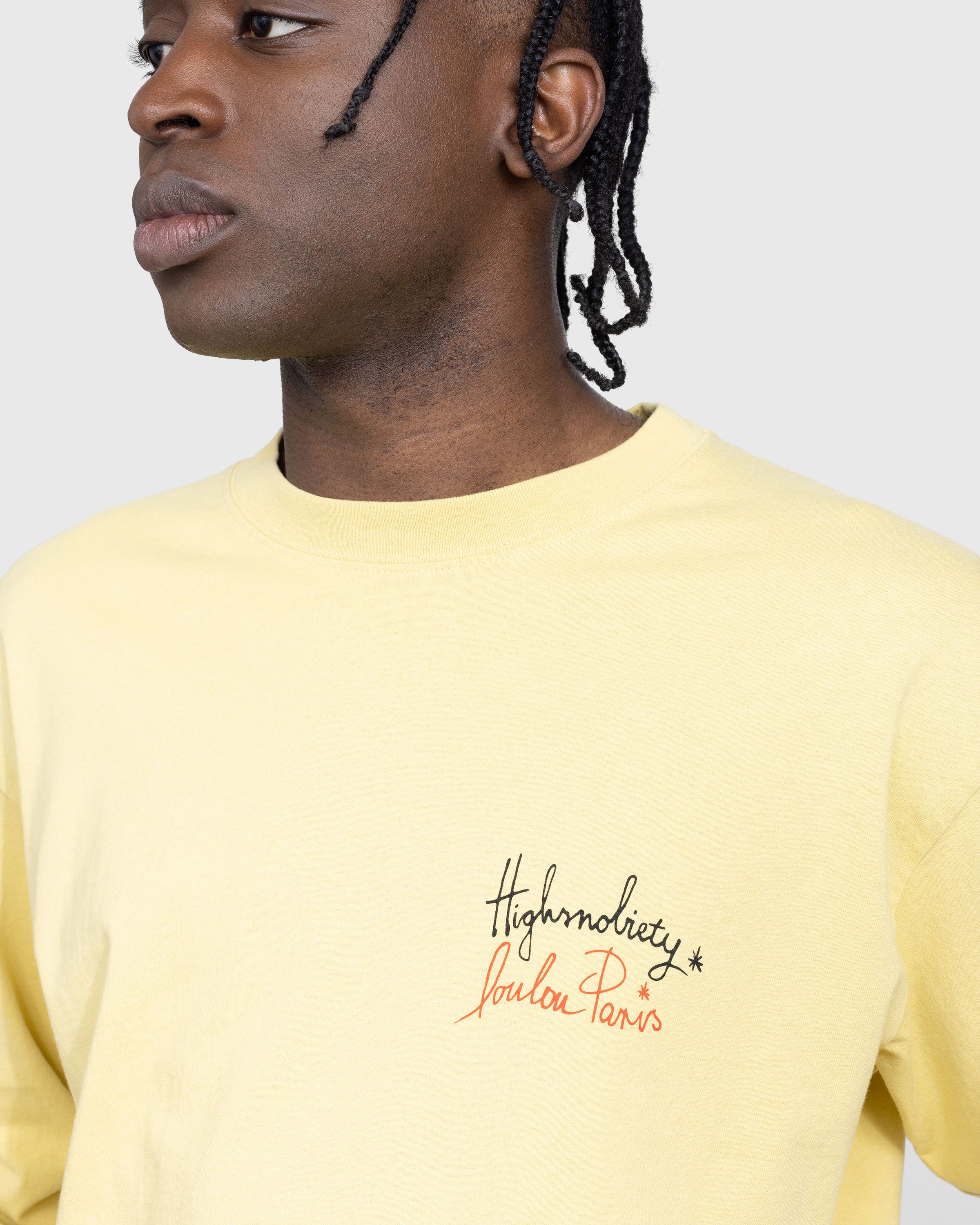Loulou Paris x Highsnobiety - Long Sleeve T-Shirt Lemon - Clothing - Yellow - Image 6