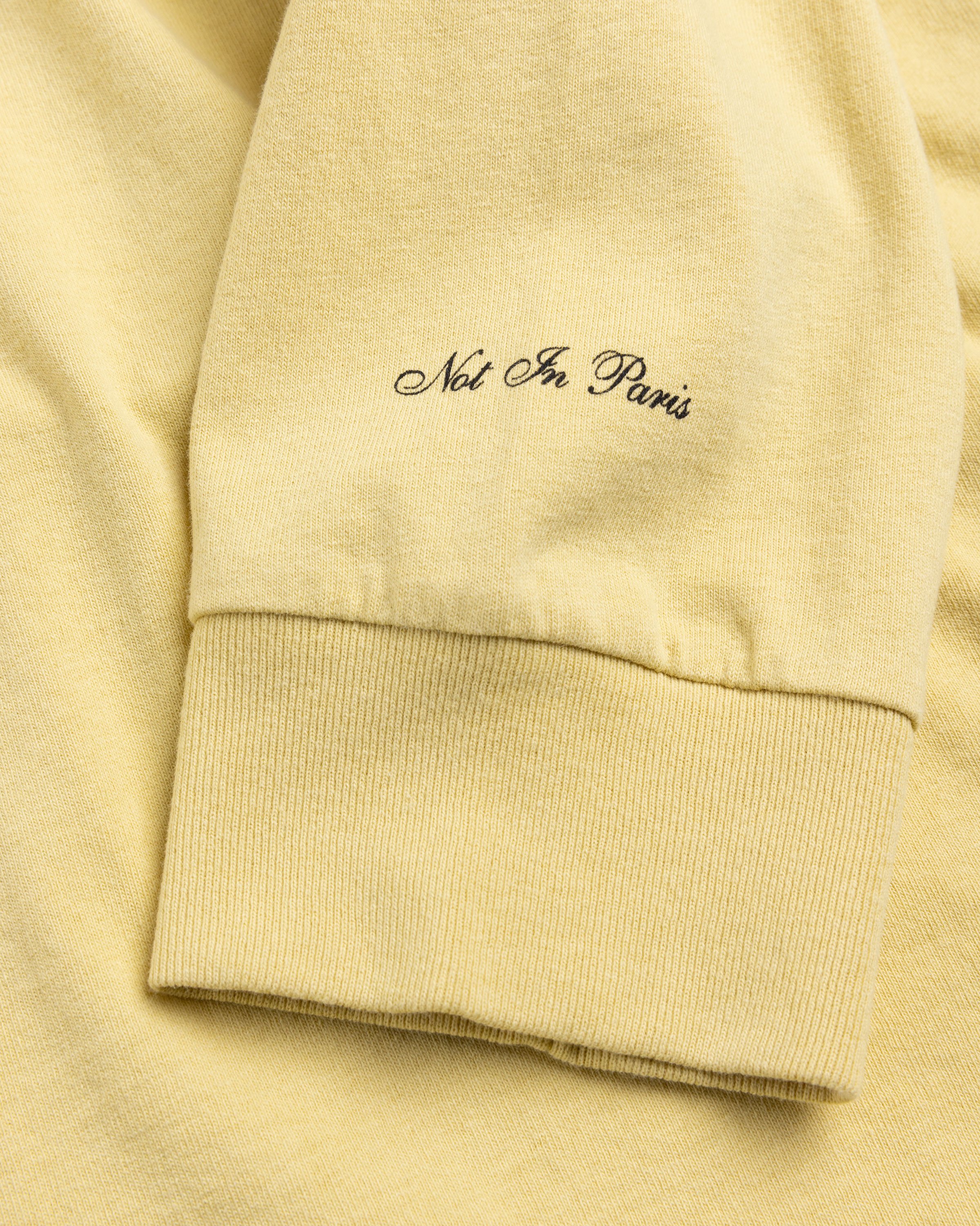 Loulou Paris x Highsnobiety - Long Sleeve T-Shirt Lemon - Clothing - Yellow - Image 7
