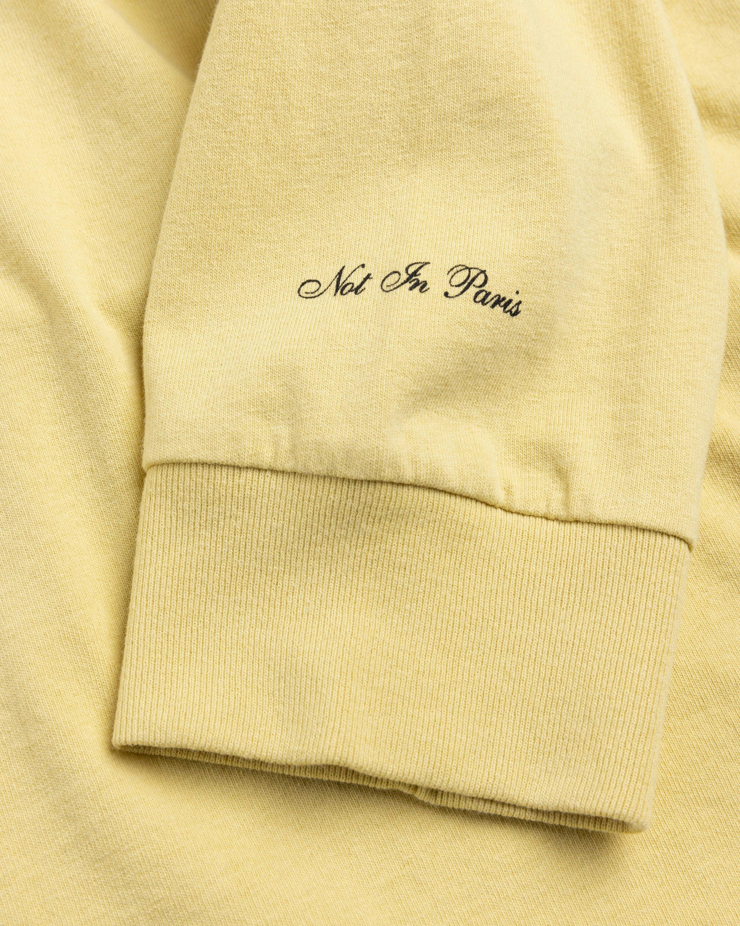 Loulou Paris x Highsnobiety - Long Sleeve T-Shirt Lemon - Clothing - Yellow - Image 7