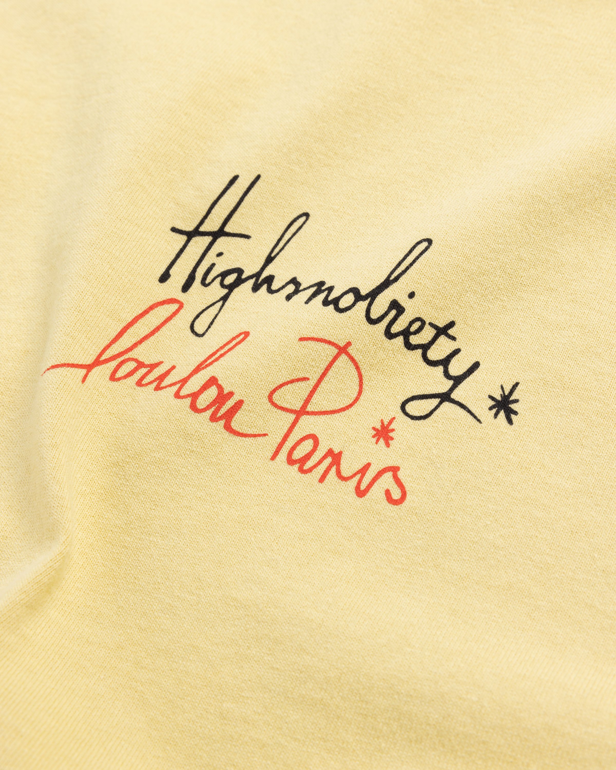 Loulou Paris x Highsnobiety - Long Sleeve T-Shirt Lemon - Clothing - Yellow - Image 8