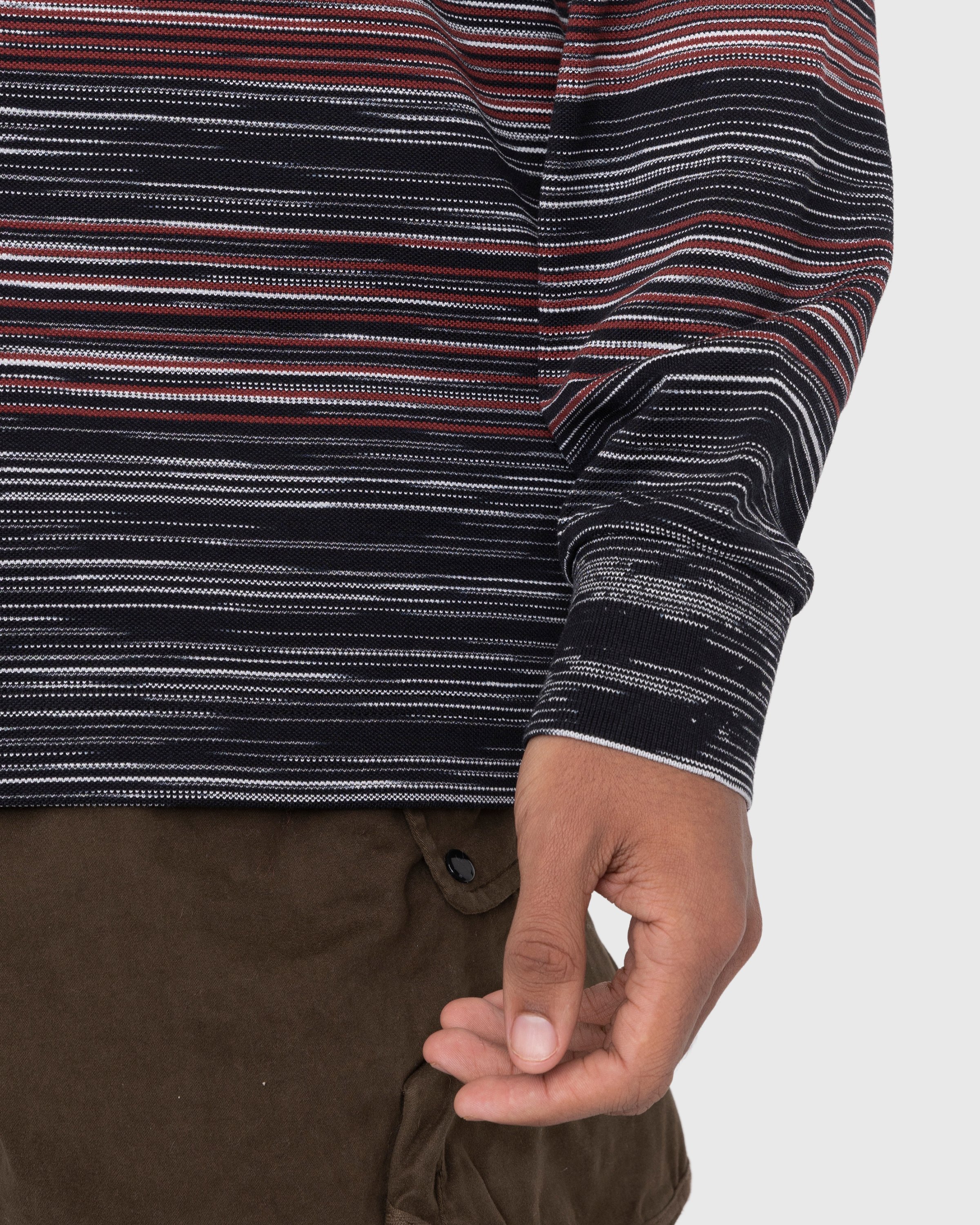 Missoni - Pattern Long-Sleeve Polo Multi - Clothing - Multi - Image 7