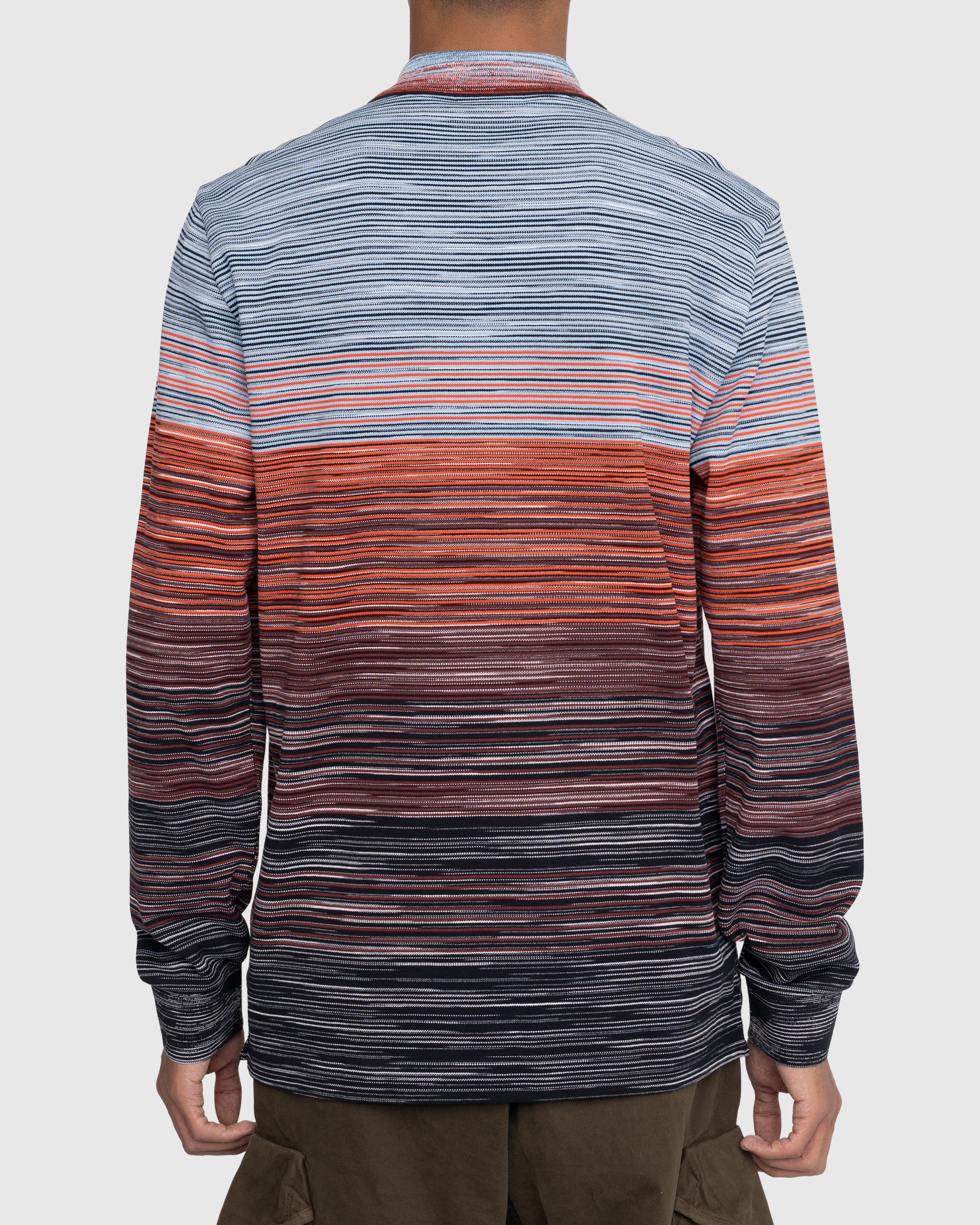 Missoni - Pattern Long-Sleeve Polo Multi - Clothing - Multi - Image 4