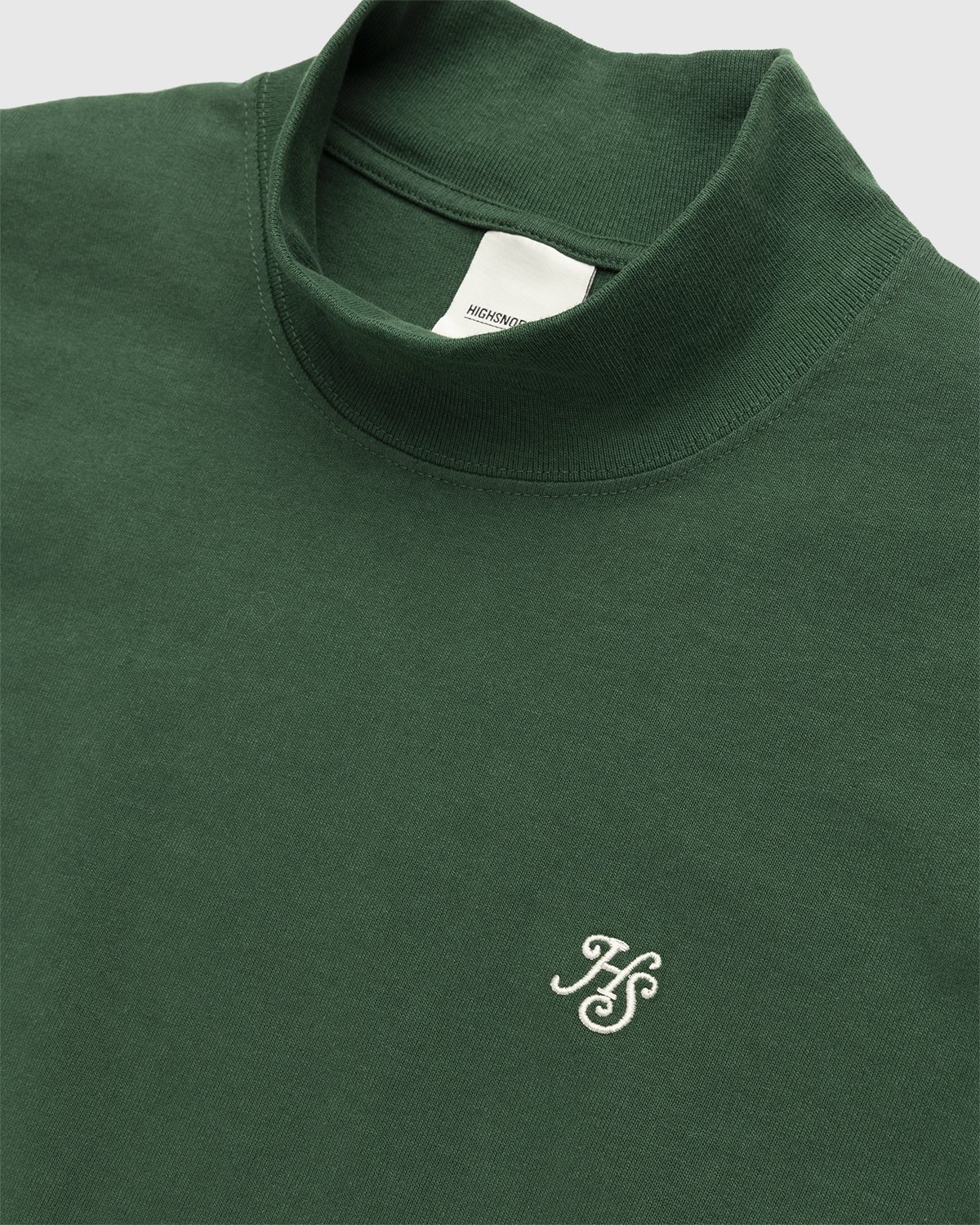 Highsnobiety - Heavy Logo Staples Mock Neck Campus Green - Clothing - Green - Image 3