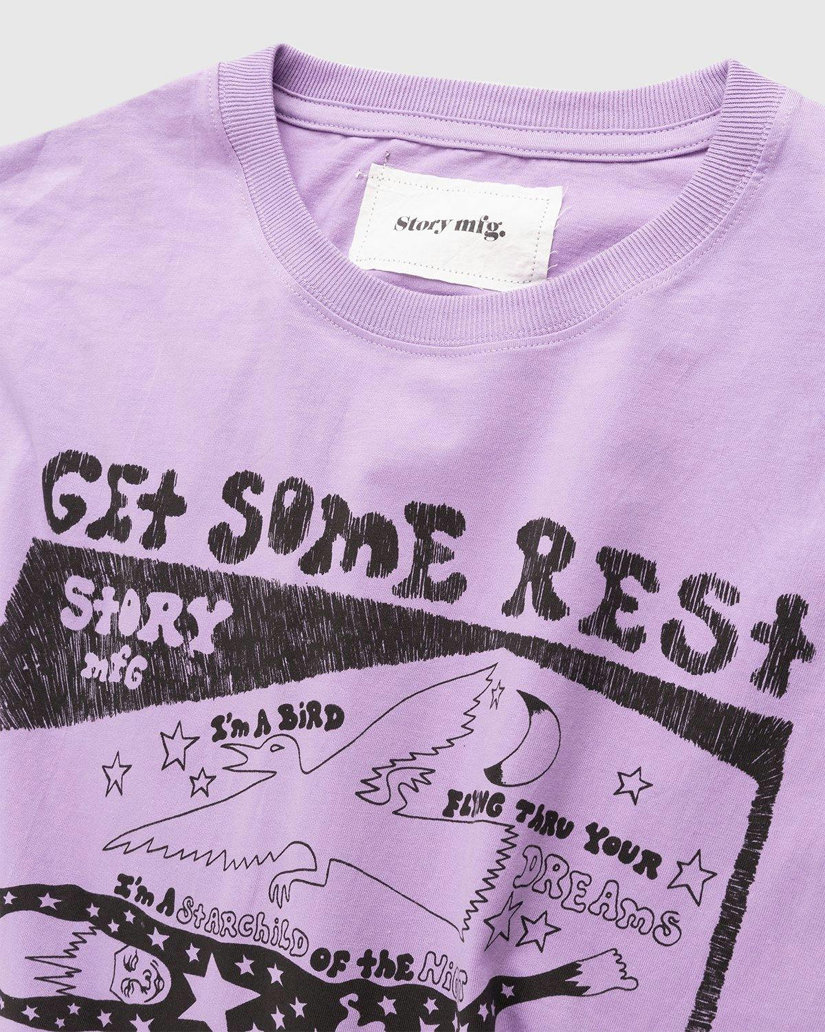 Story mfg. - Grateful Tee LS Lilac Sleepyhead - Clothing - Purple - Image 6