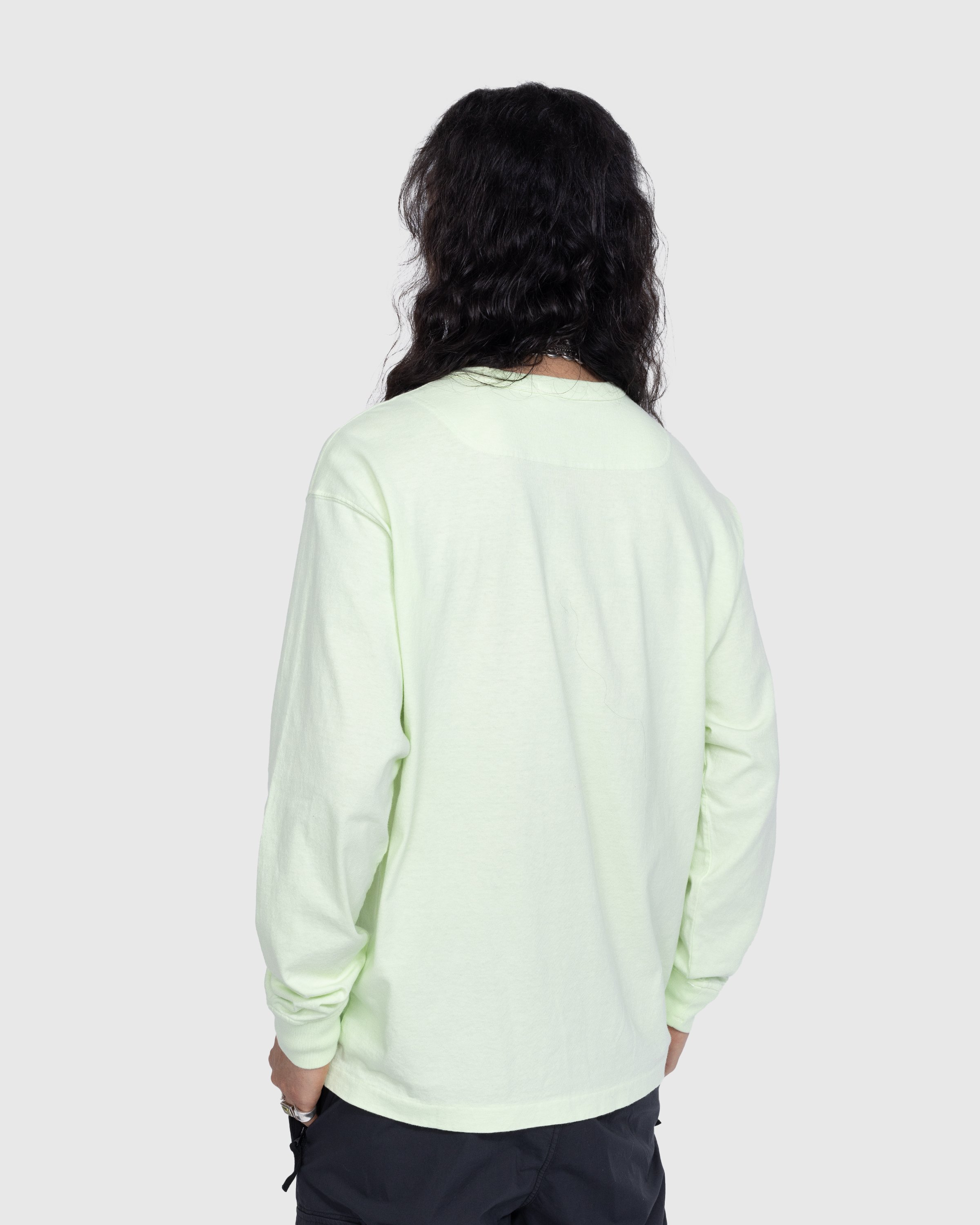Stone Island - T-Shirt M/Lunga Green 21244 - Clothing - Green - Image 3