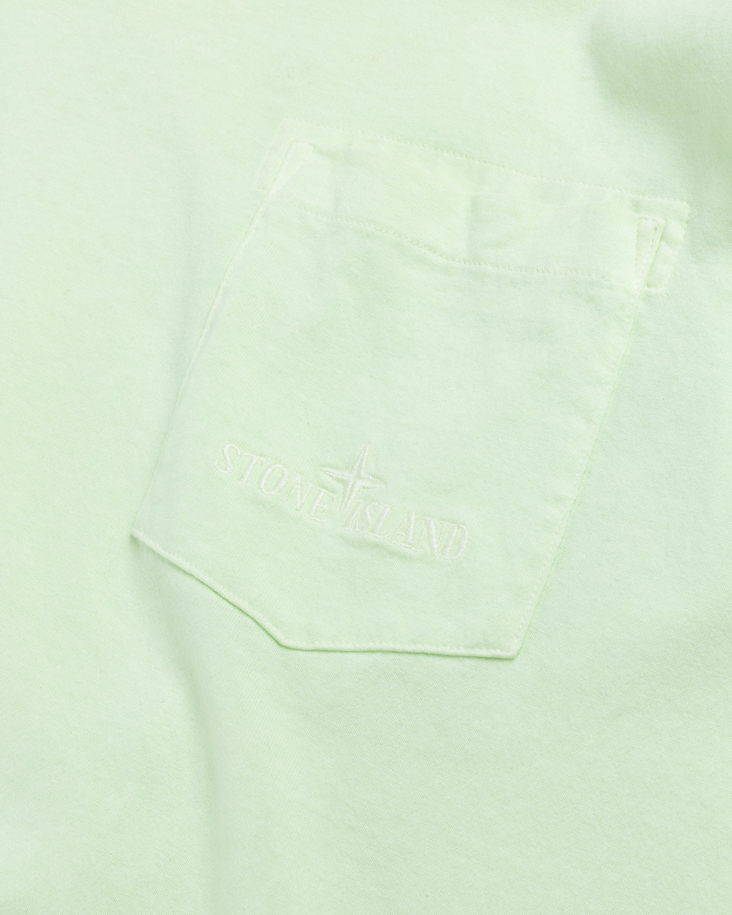 Stone Island - T-Shirt M/Lunga Green 21244 - Clothing - Green - Image 5