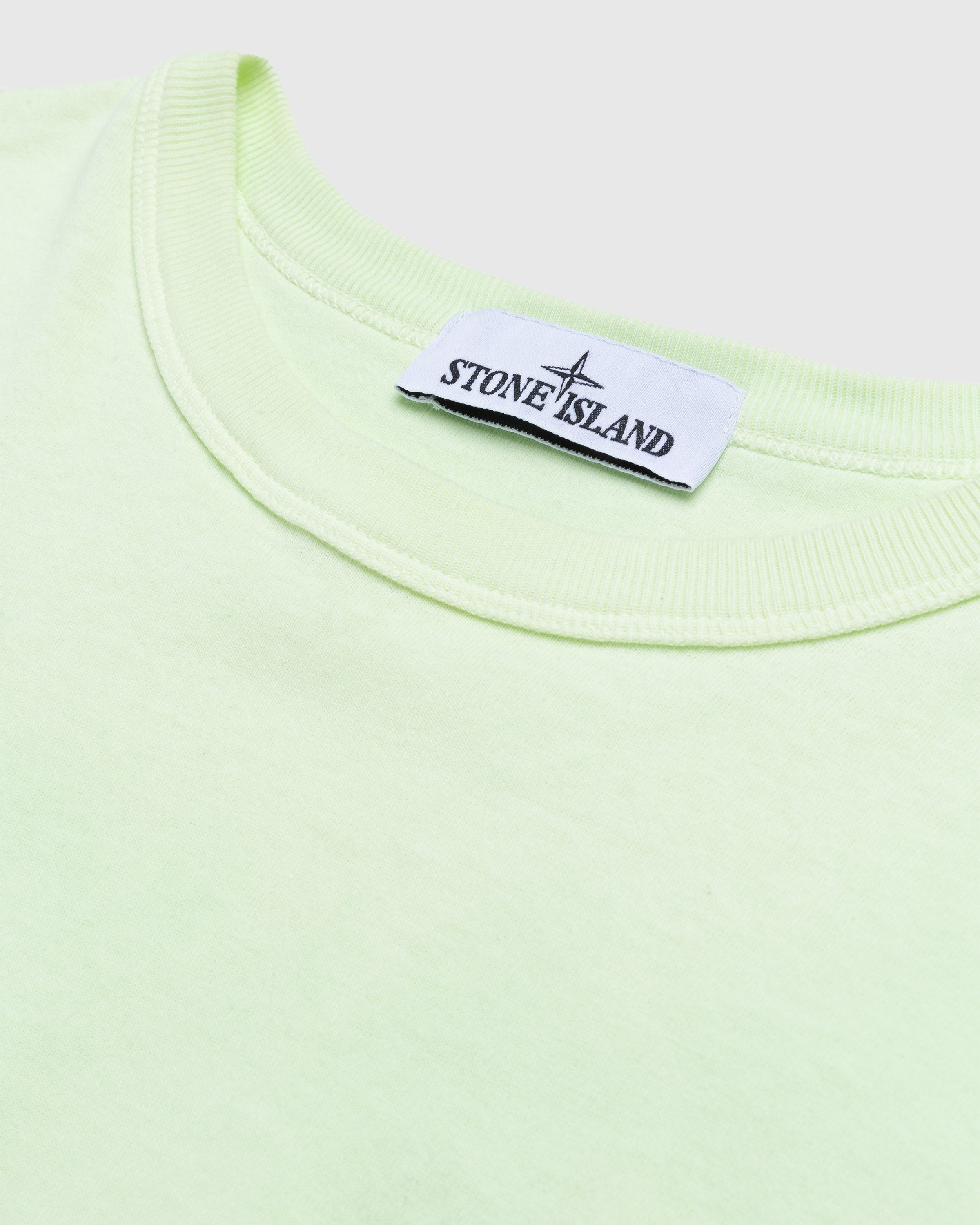 Stone Island - T-Shirt M/Lunga Green 21244 - Clothing - Green - Image 6