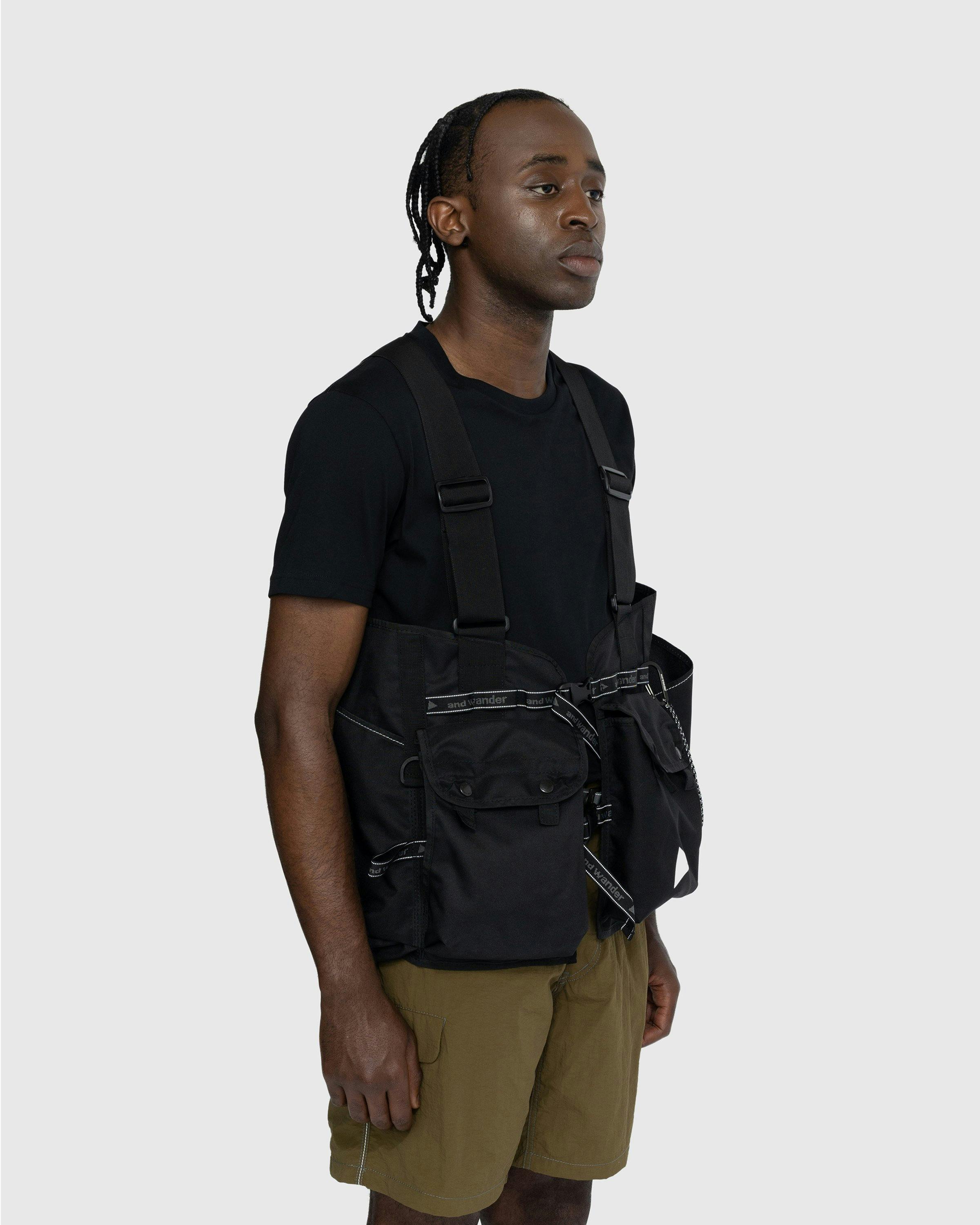 And Wander - Field Vest Black - Clothing - Black - Image 3