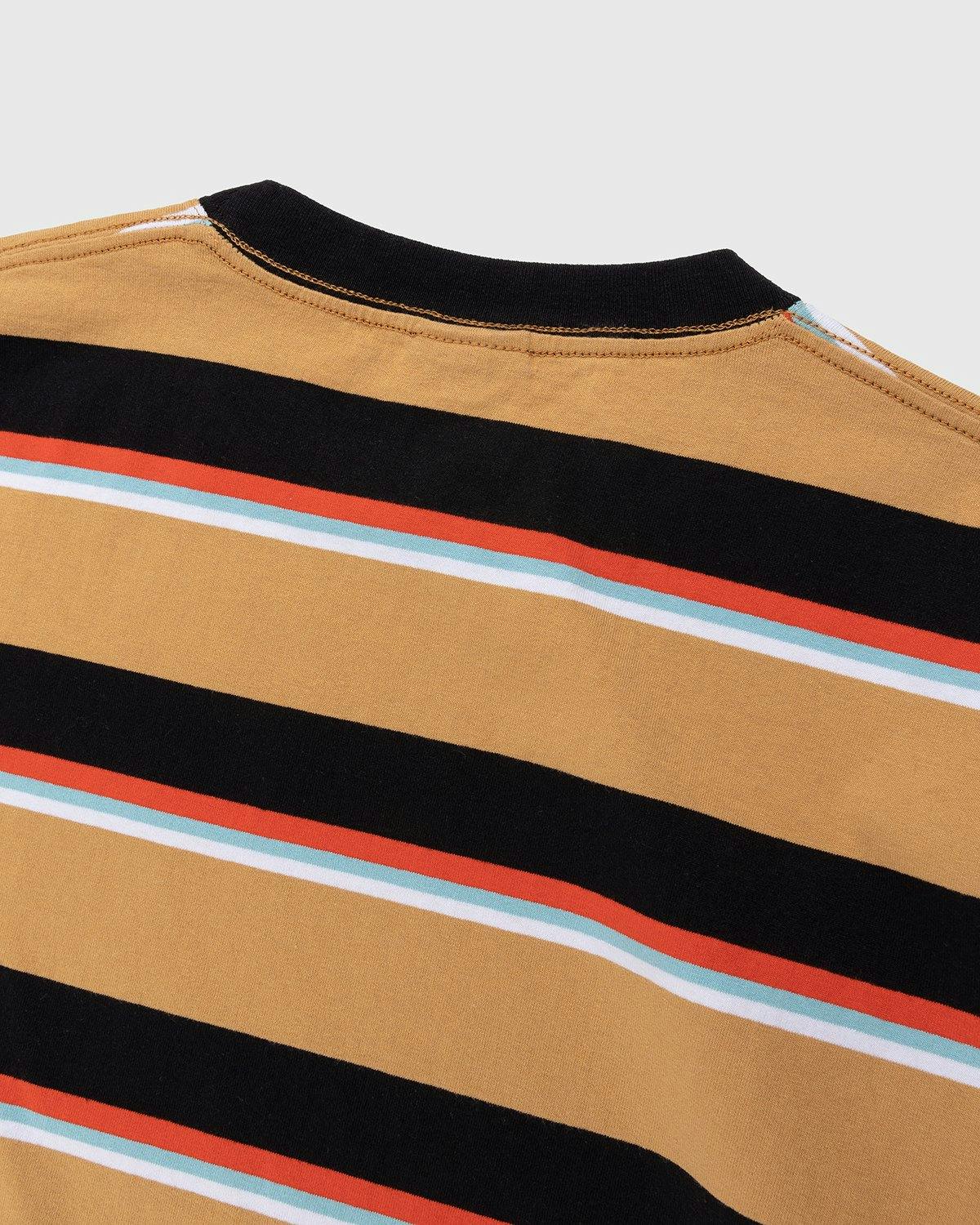 Highsnobiety - Stripe Longsleeve Jersey Sand Stone - Clothing - Brown - Image 3