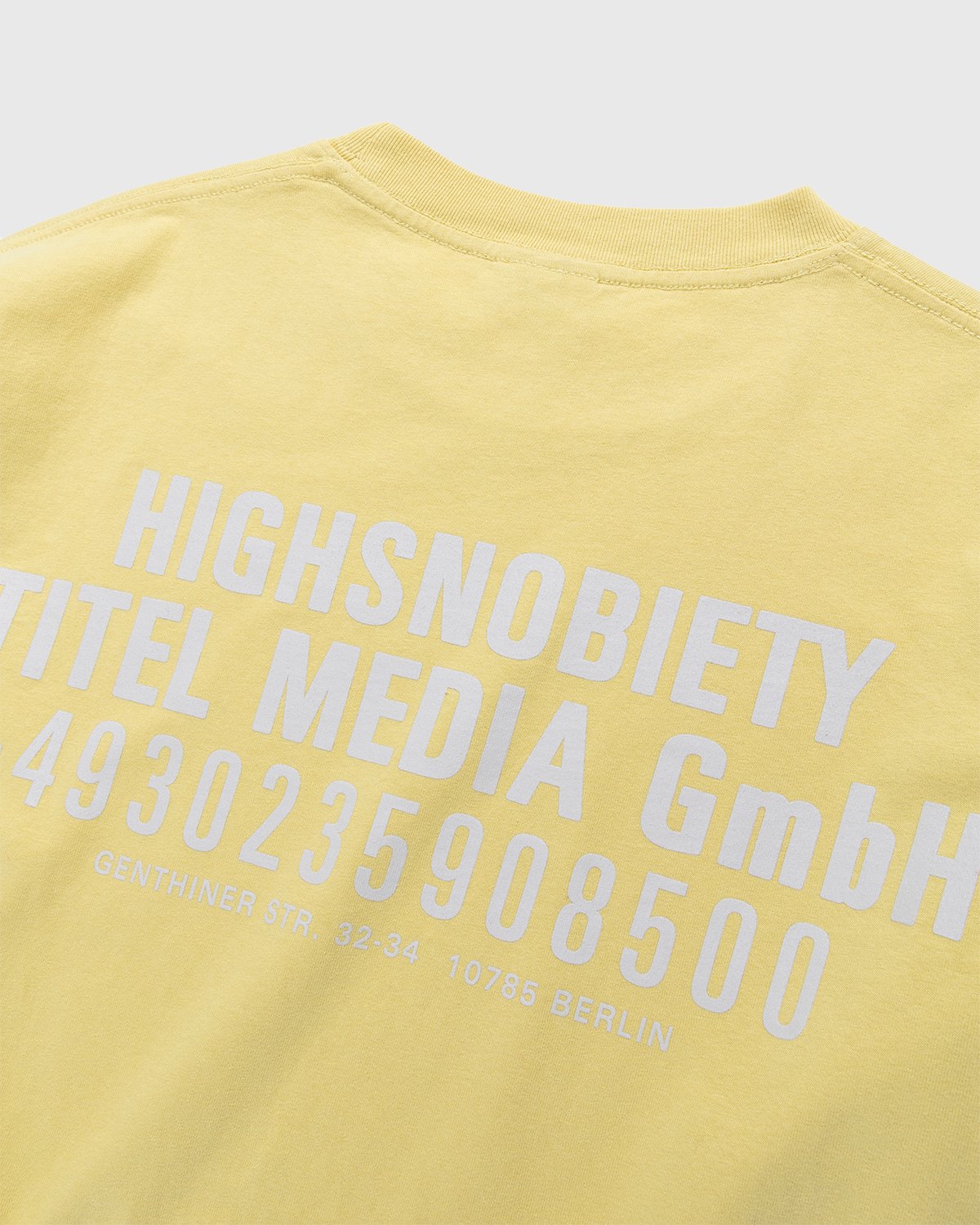 Highsnobiety - Titel Media GmbH Longsleeve Lemon - Clothing - Yellow - Image 3