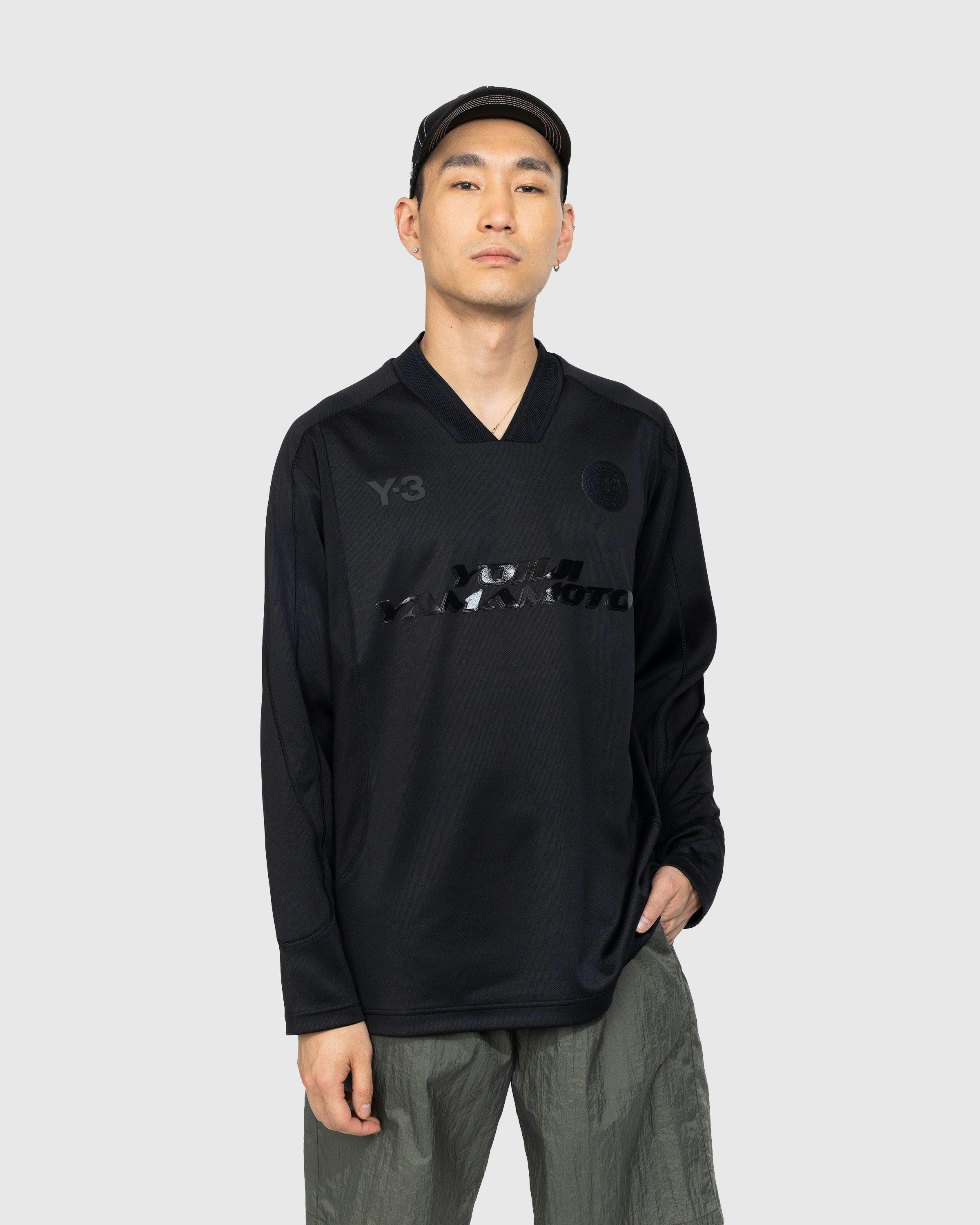 Y-3 - Logo Longsleeve T-Shirt - Clothing - Black - Image 2