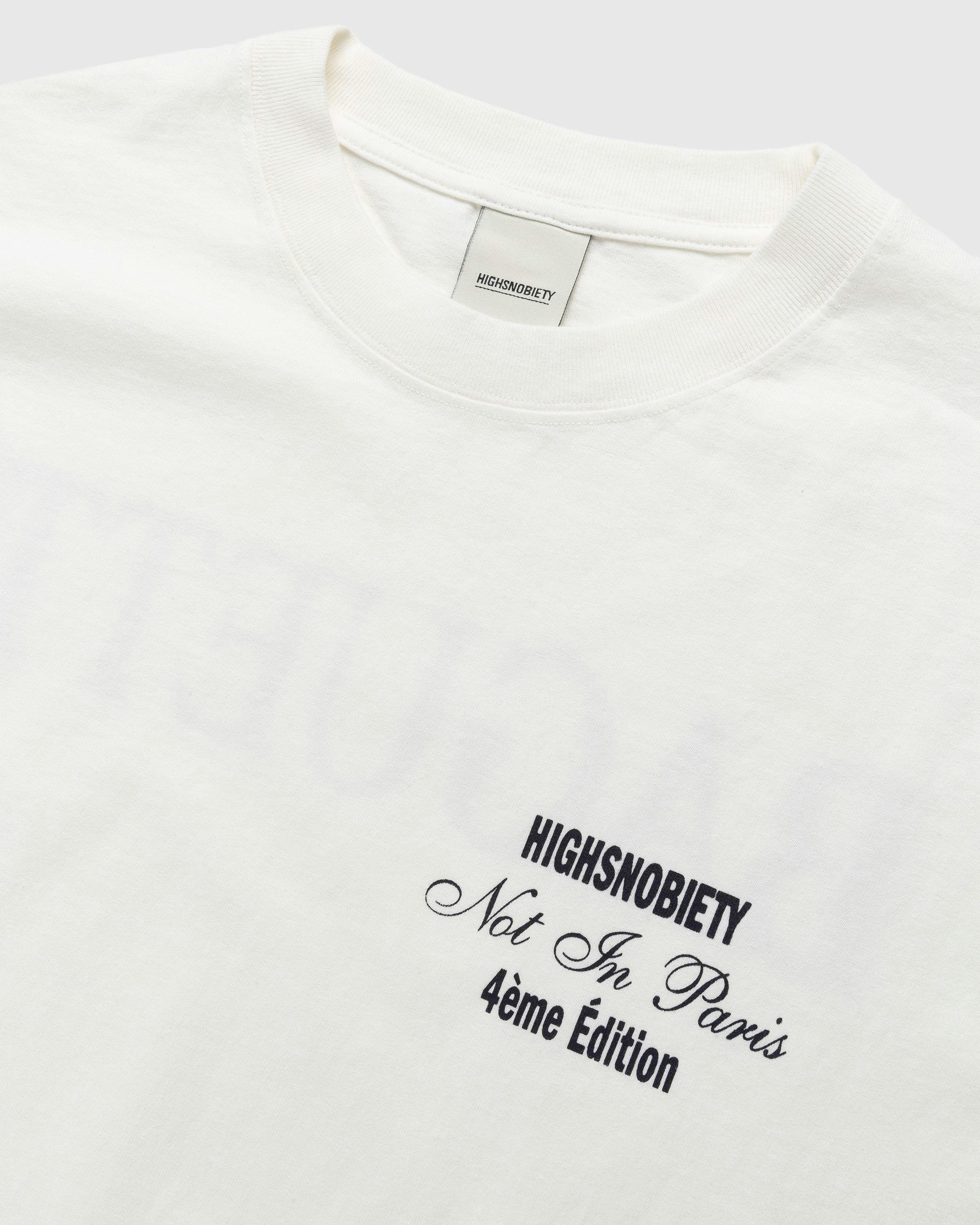 Highsnobiety - Not In Paris 4 Baguette Longsleeve White - Clothing - White - Image 4