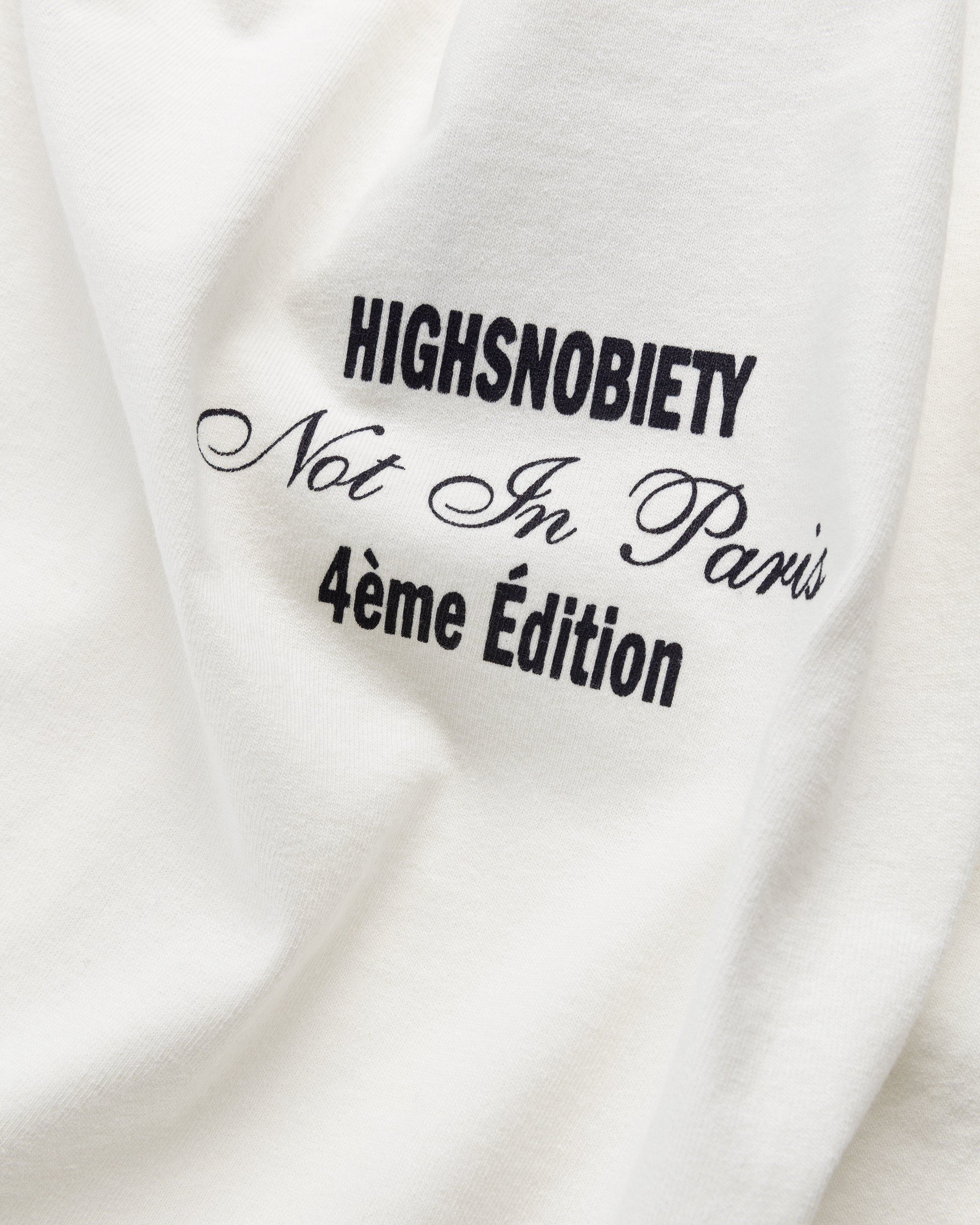 Highsnobiety - Not In Paris 4 Baguette Longsleeve White - Clothing - White - Image 6
