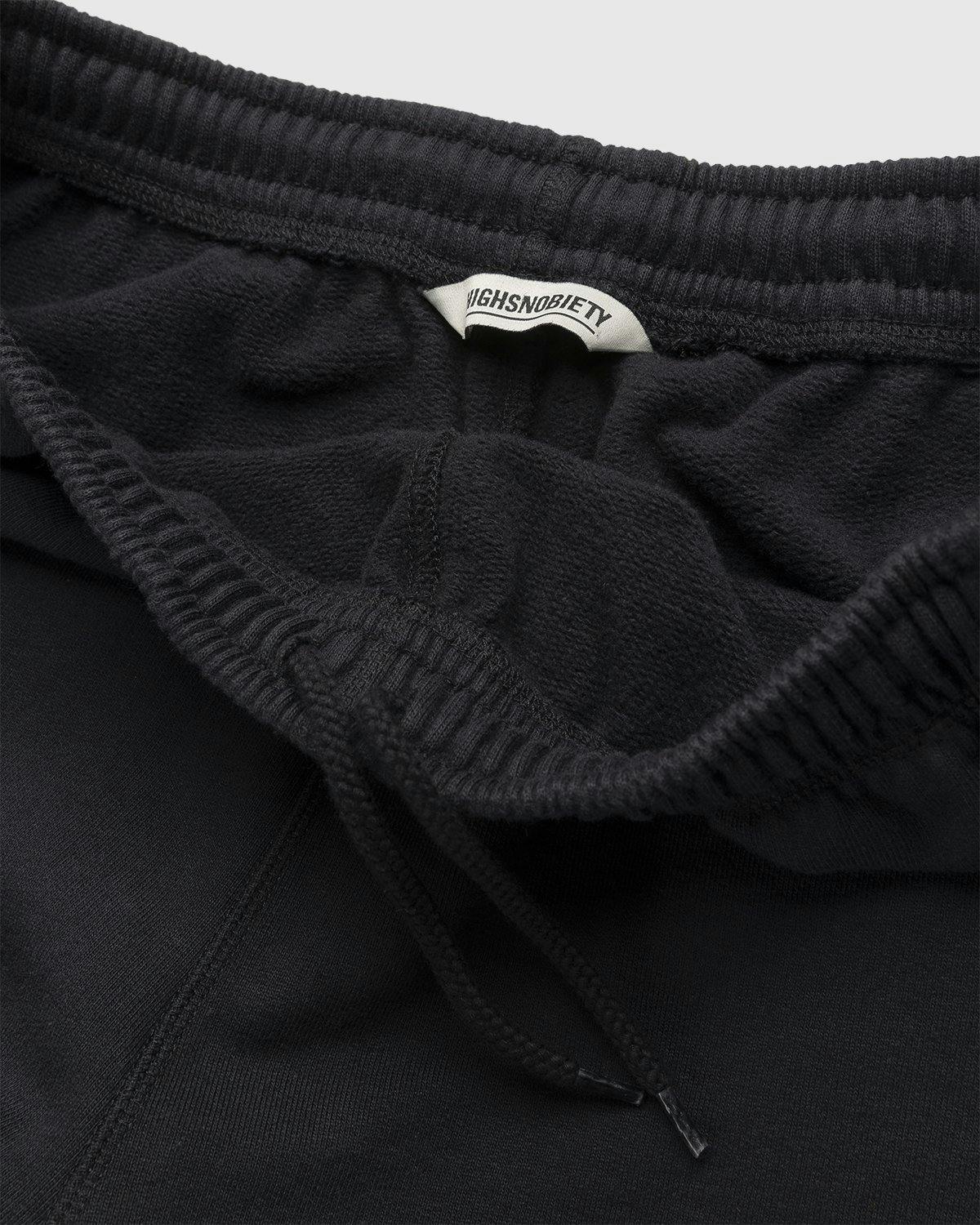 Highsnobiety - Logo Fleece Staples Pants Black - Clothing - Black - Image 5
