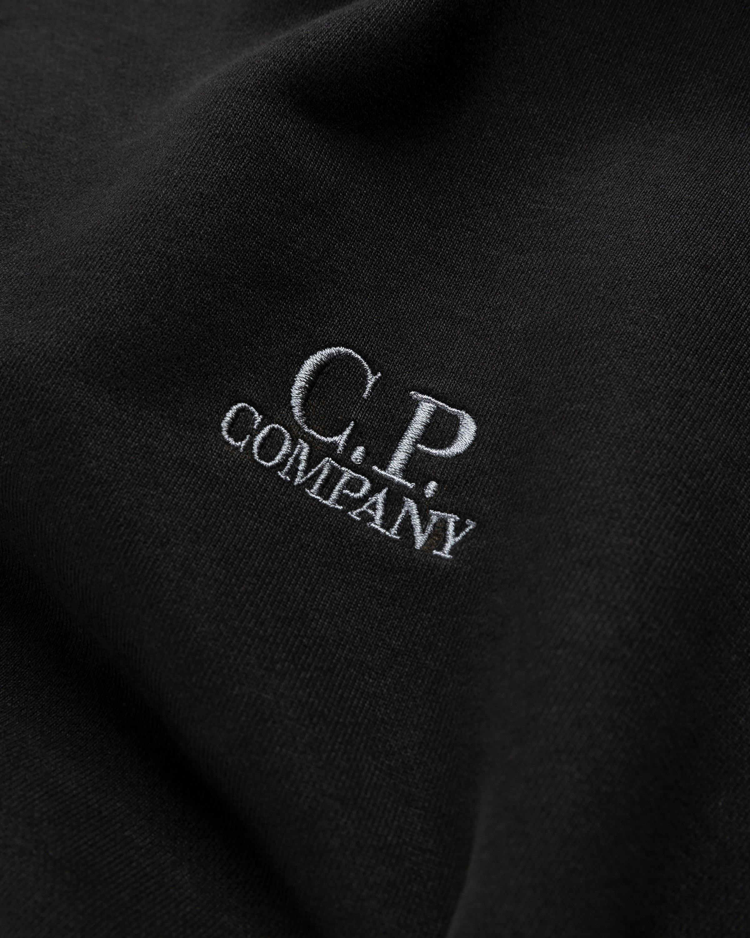 C.P. Company - Diagonal Raised Fleece Crewneck Sweatshirt Black - Clothing - Black - Image 5