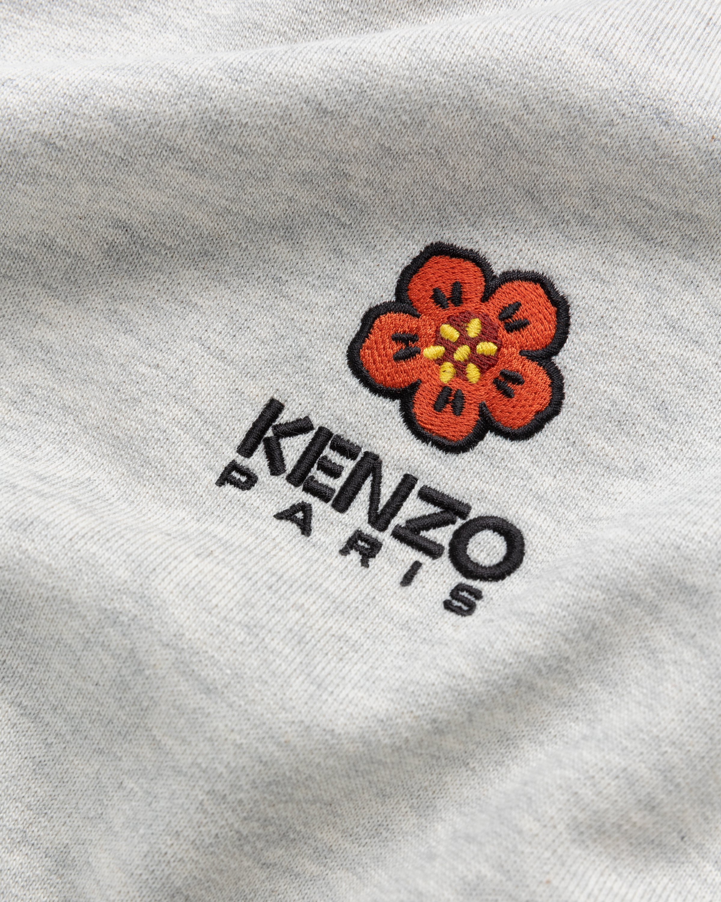 Kenzo - Boke Flower Crest Sweatshirt Pale Grey - Clothing - Grey - Image 5