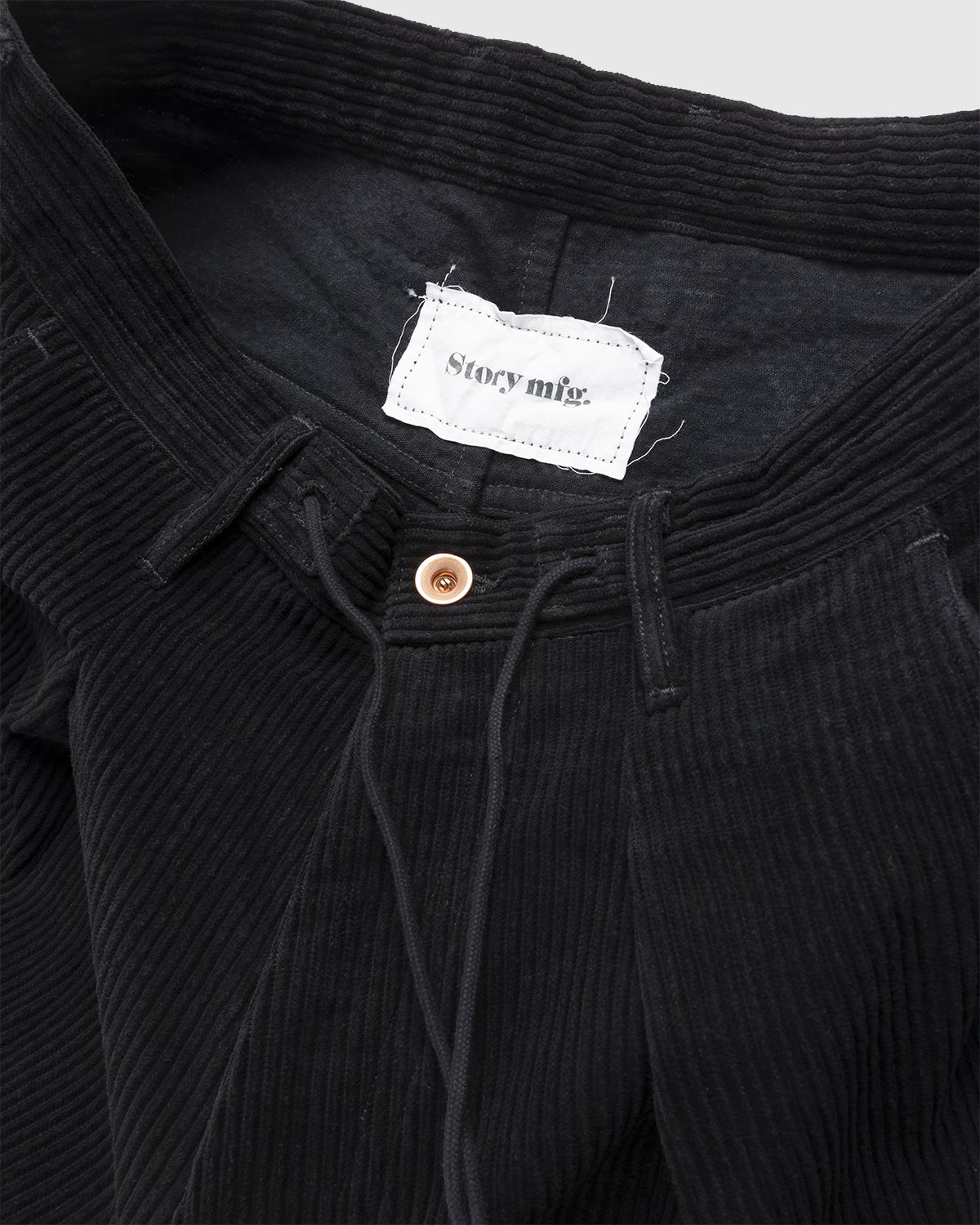 Story mfg. - Corduroy Lush Pants Iron - Clothing - Black - Image 5