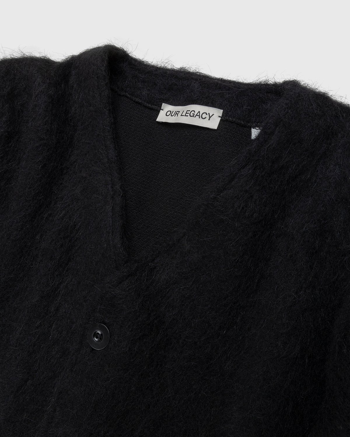 Our Legacy - Cardigan Black Mohair - Clothing - Black - Image 3
