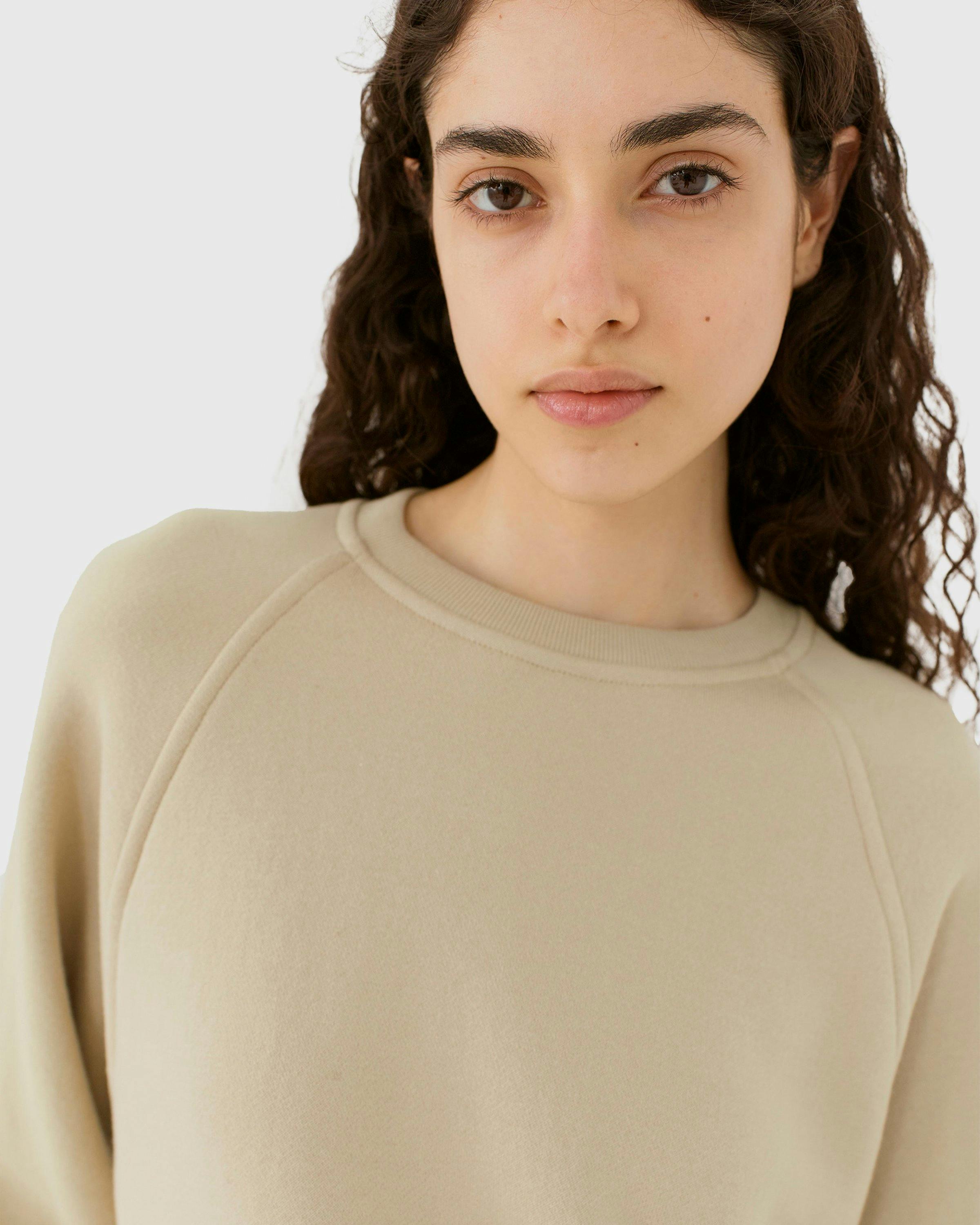 Auralee - Fluffy Sweat Beige - Clothing - Beige - Image 3