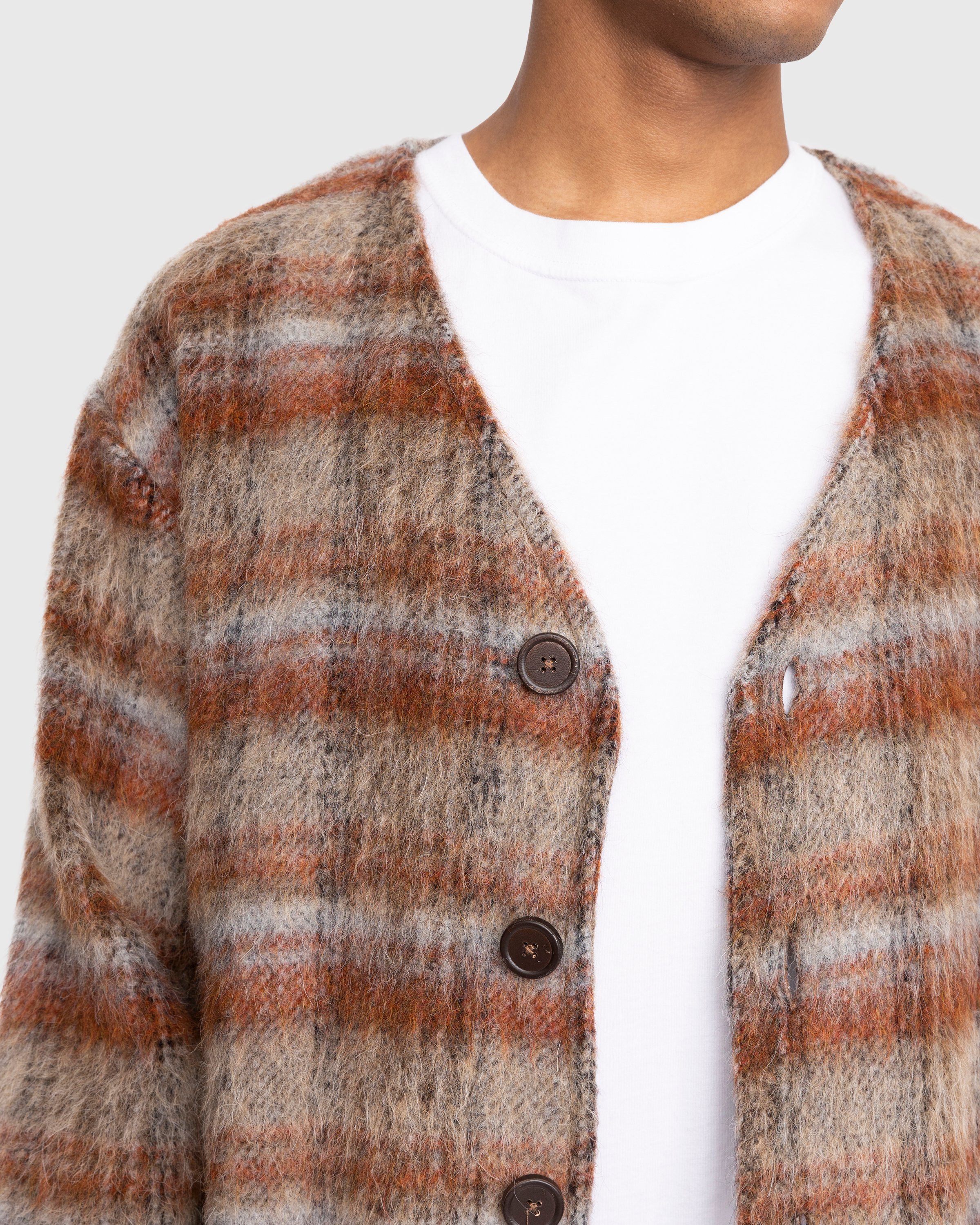Our Legacy - Ament Check Mohair Cardigan Multi - Clothing - Multi - Image 5
