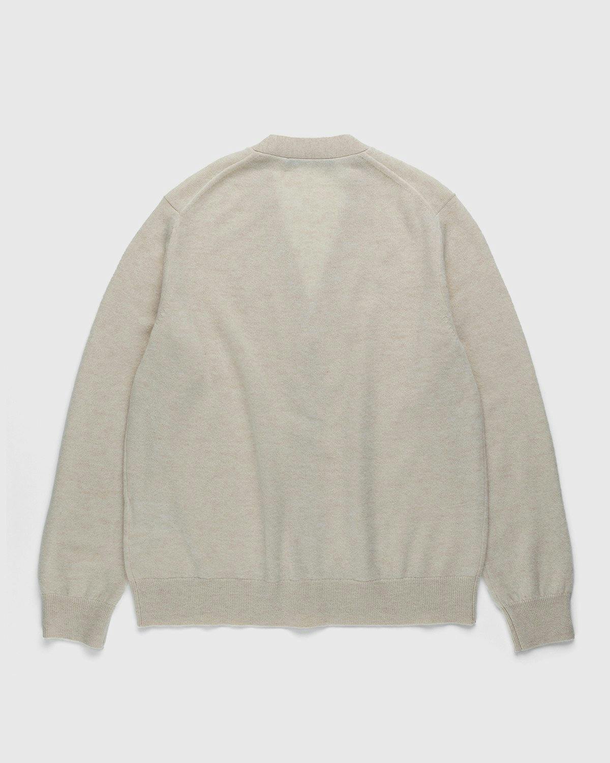 Acne Studios - Knit Wool Cardigan Beige - Clothing - Beige - Image 2