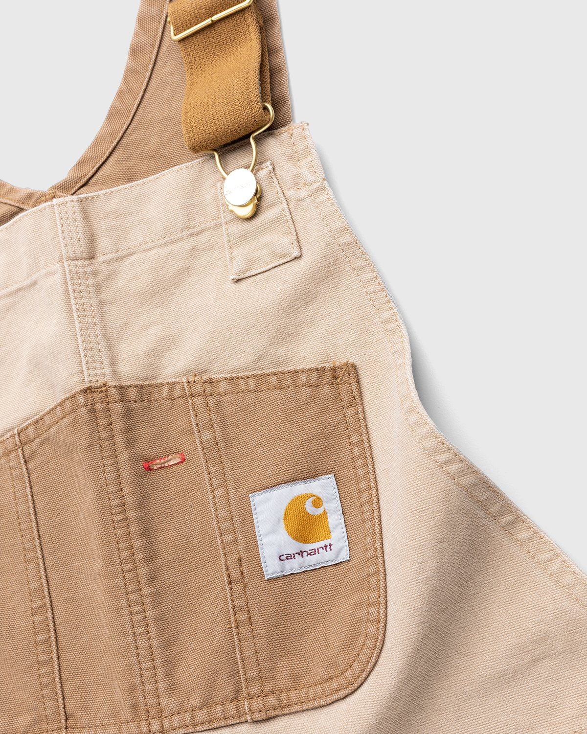 Carhartt WIP - Double Knee Bib Overall Dust Hamilton Brown - Clothing - Brown - Image 3