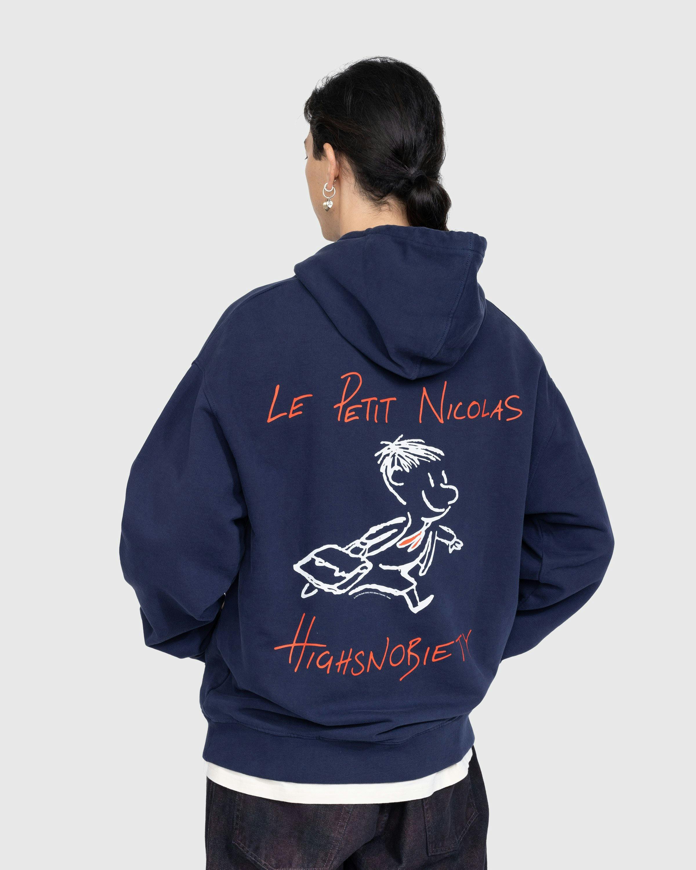 Le Petit Nicolas x Highsnobiety - Hoodie Navy Blue - Clothing - Blue - Image 4