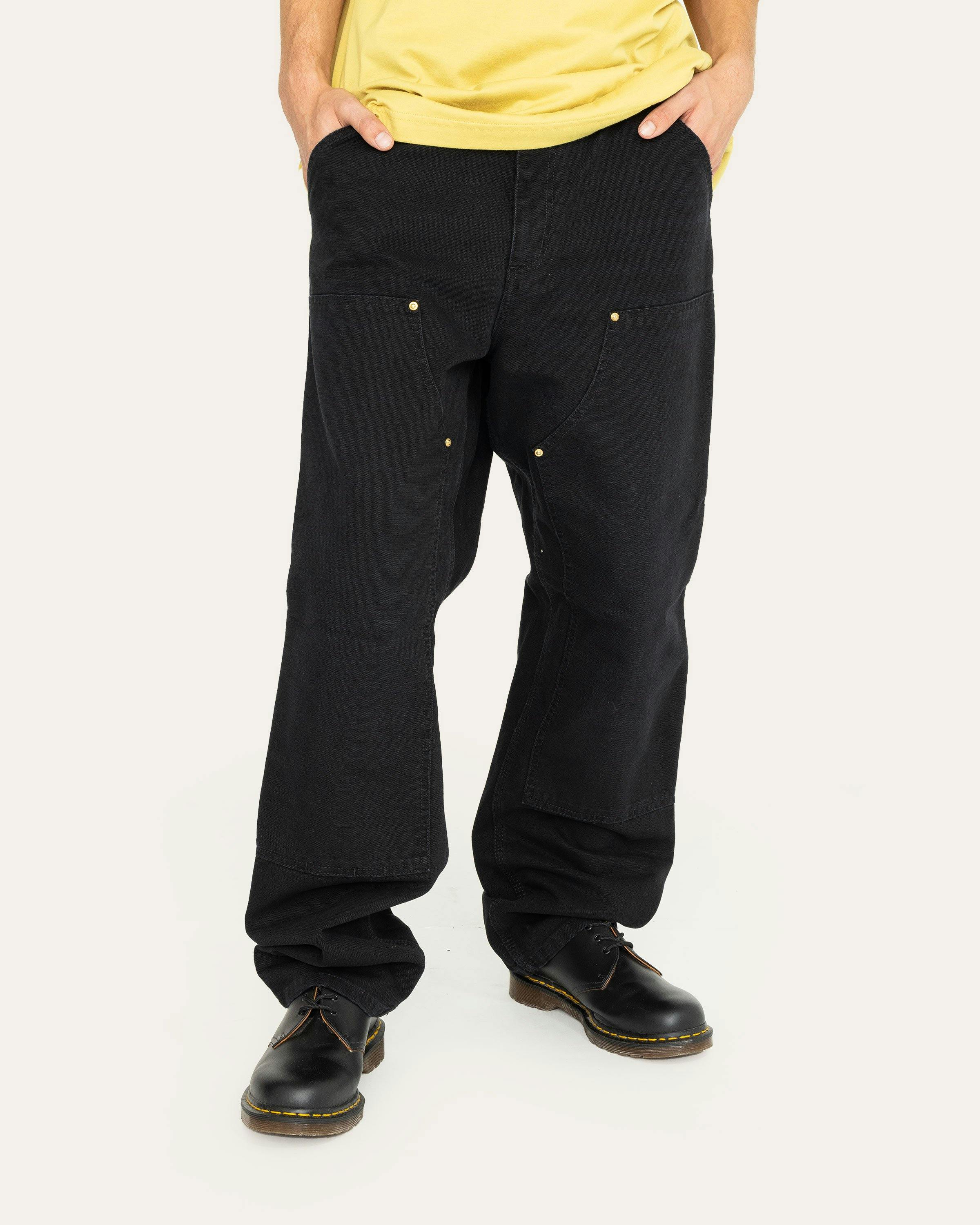 Carhartt WIP - Double Knee Pant Black - Clothing - Black - Image 2