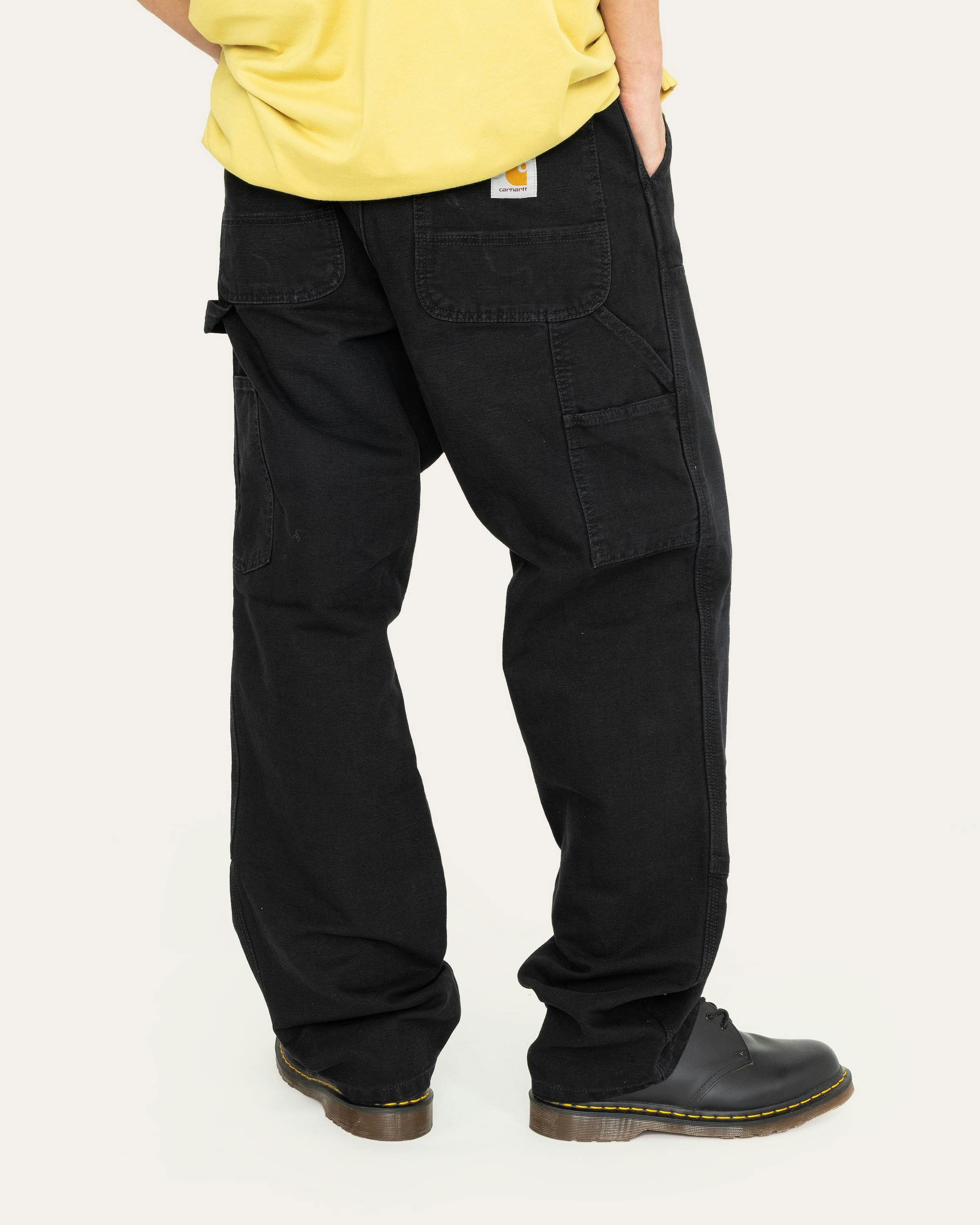 Carhartt Double Knee Pantsブラック 米国製 ダメージ系 Carhartt カーハート FW25 DOUBLE KNEE PANT / BLK - NUBIAN
