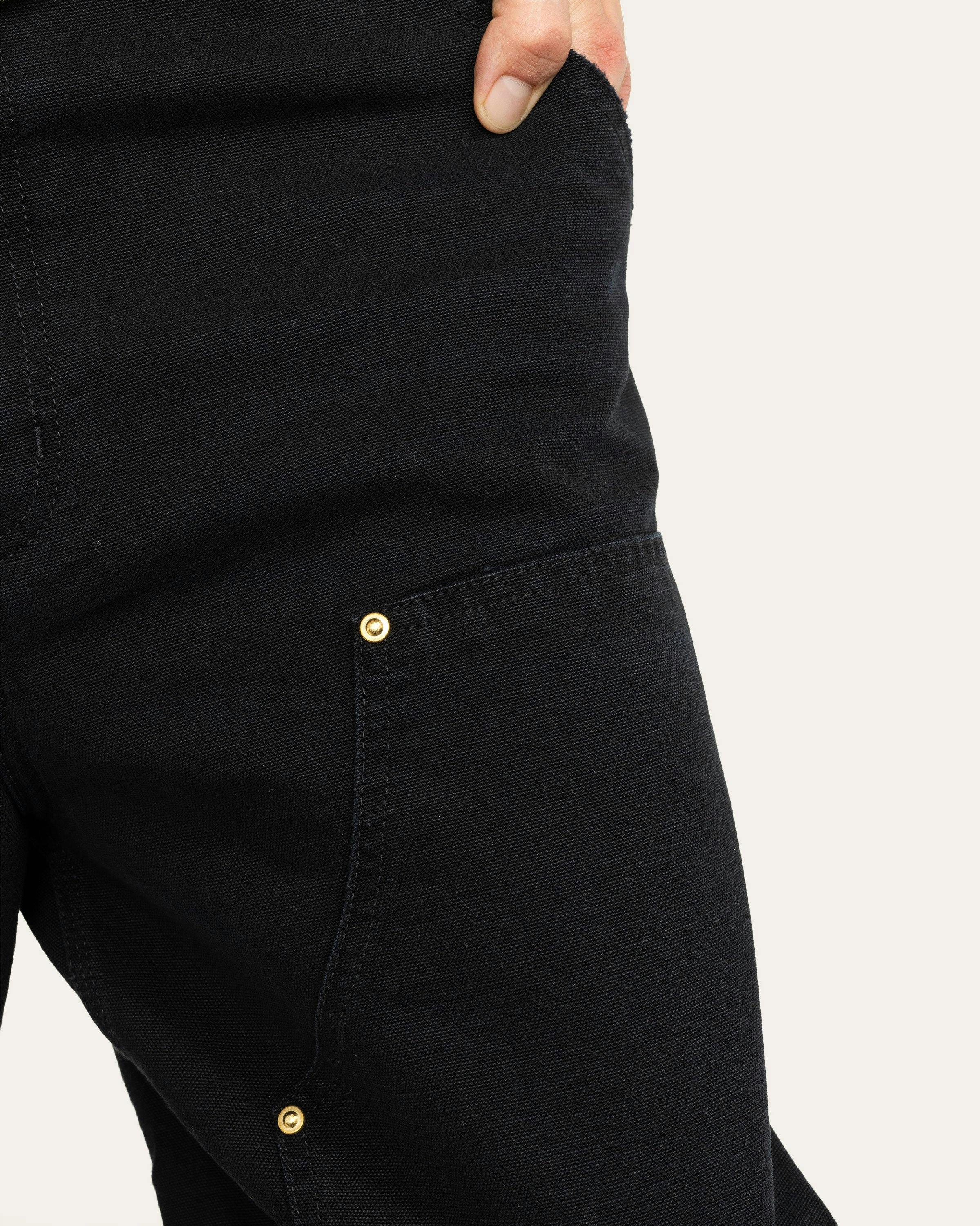 パンツ Carhartt WIP DOUBLE KNEE PANT 30/32BLACK Carhartt WIP Double Knee Pant in Black | SVD USA