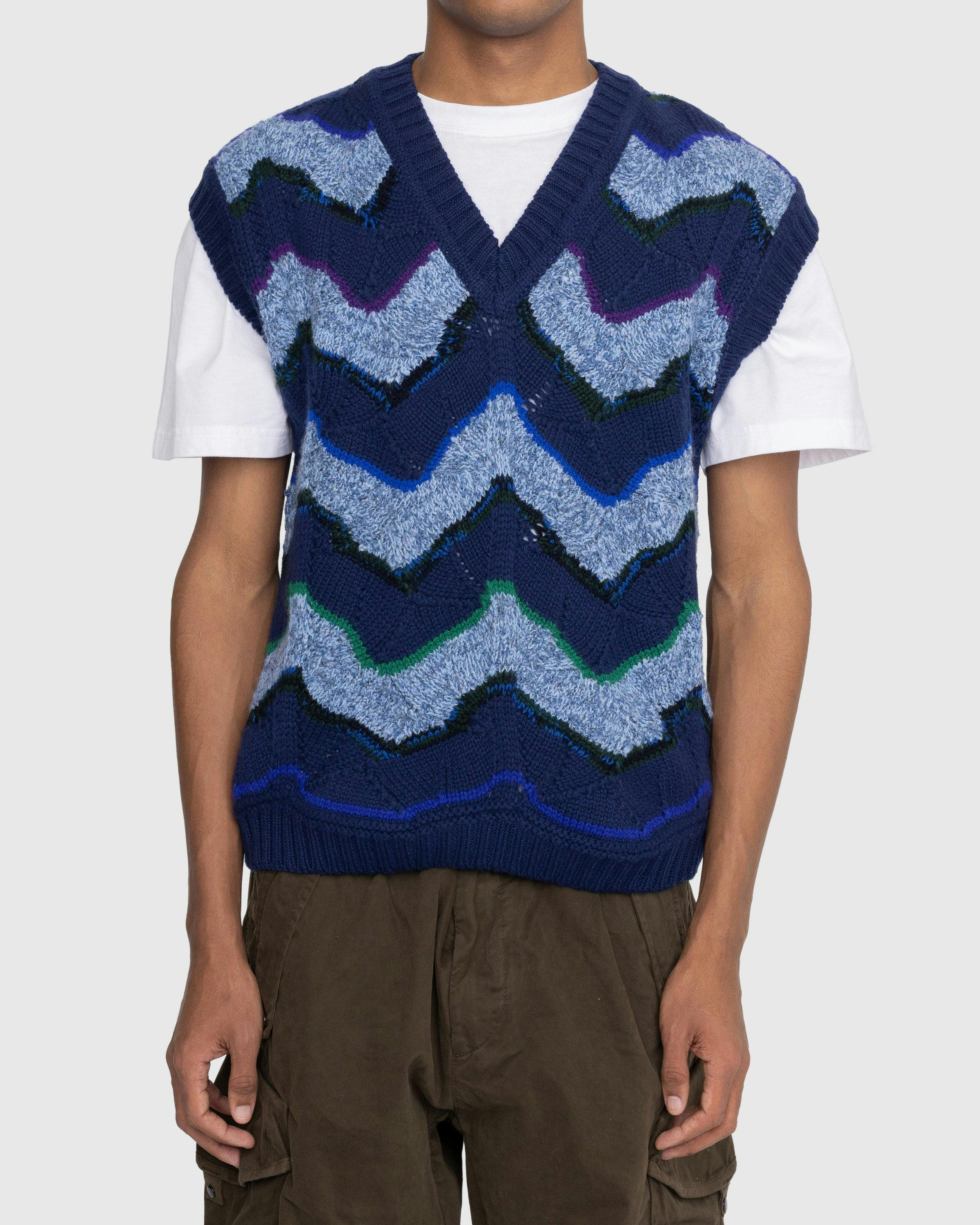 Missoni - Wavy Knit Vest Blue - Clothing - Blue - Image 2