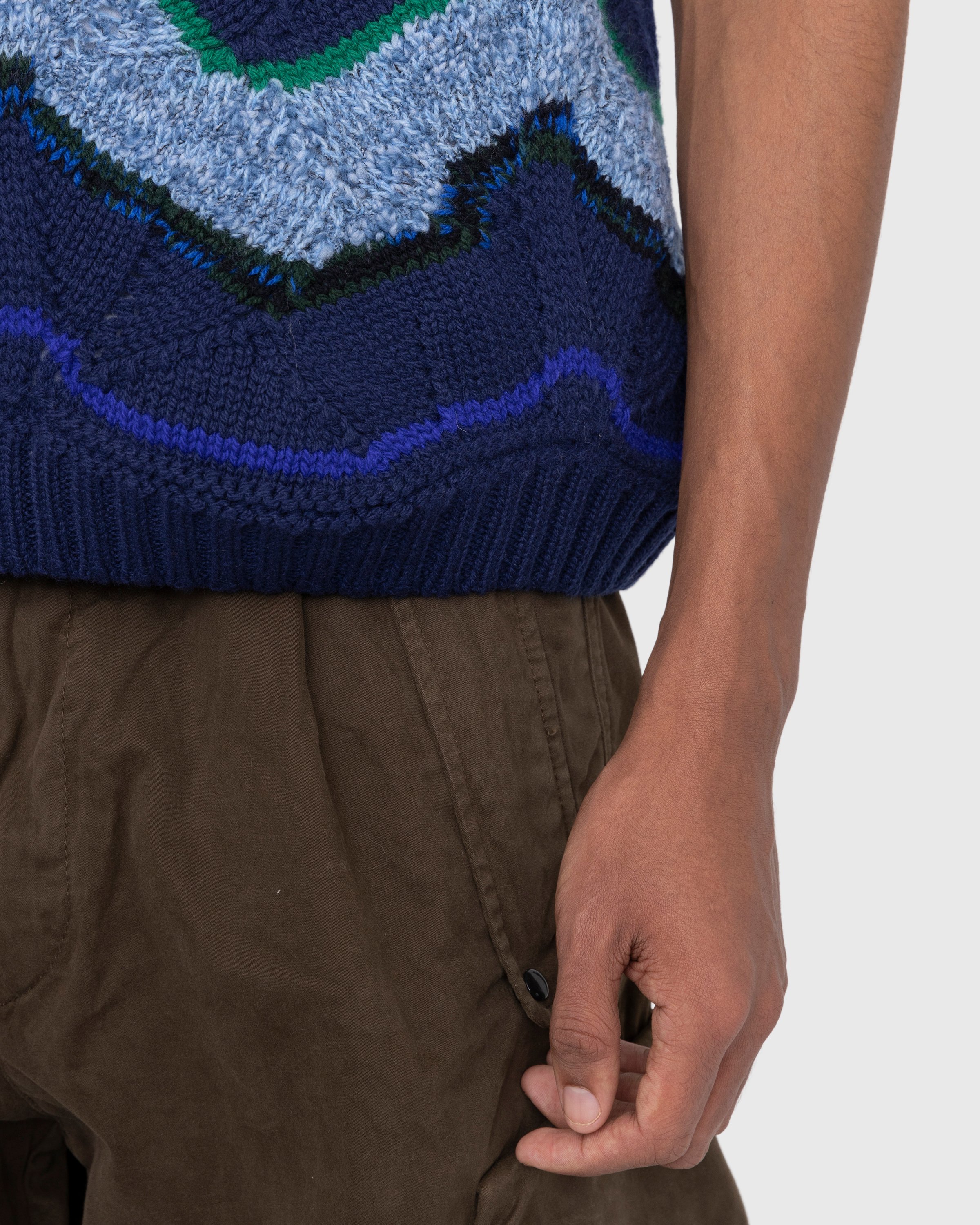 Missoni - Wavy Knit Vest Blue - Clothing - Blue - Image 7