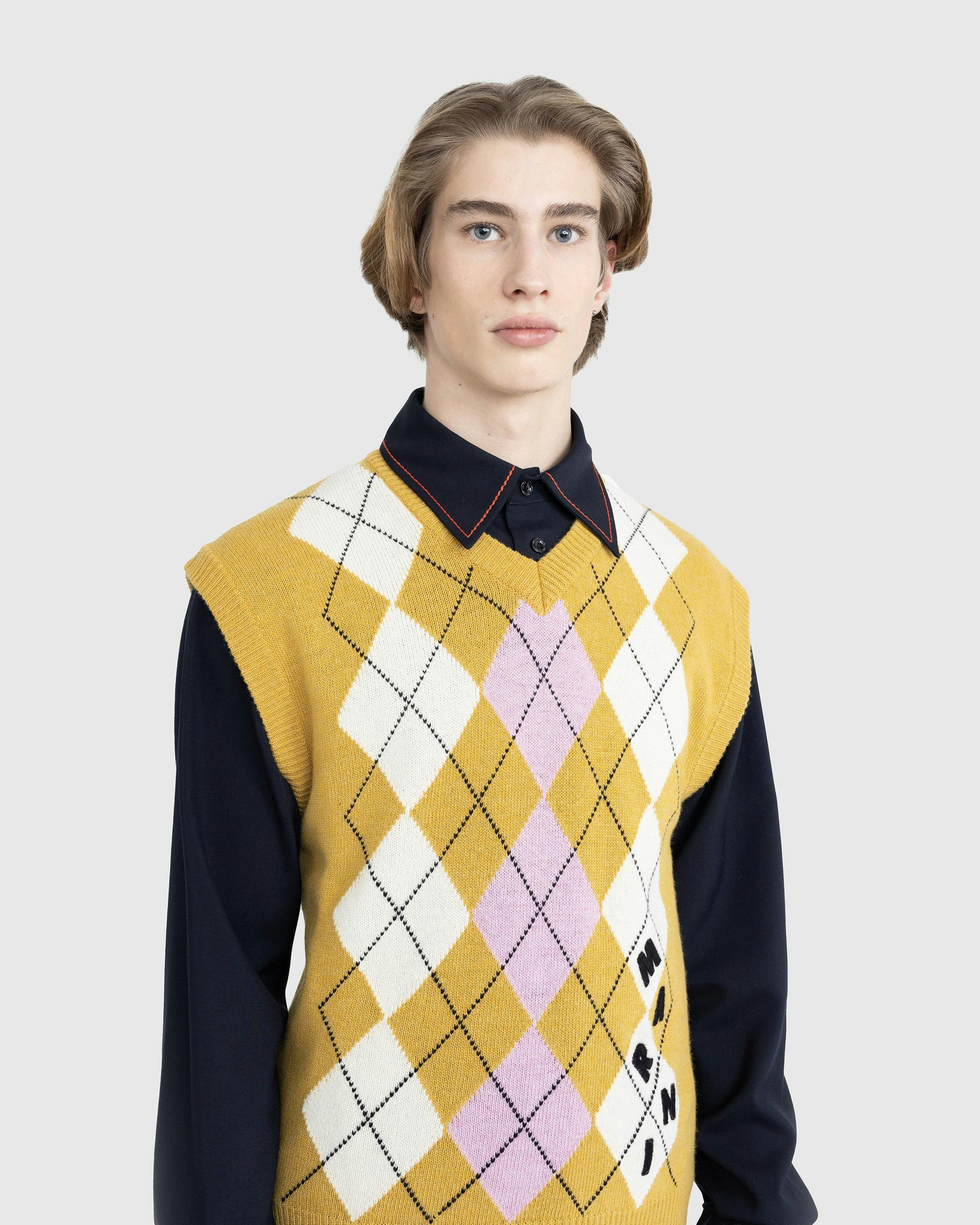 Marni - V-Neck Vest Yellow - Clothing - Yellow - Image 5