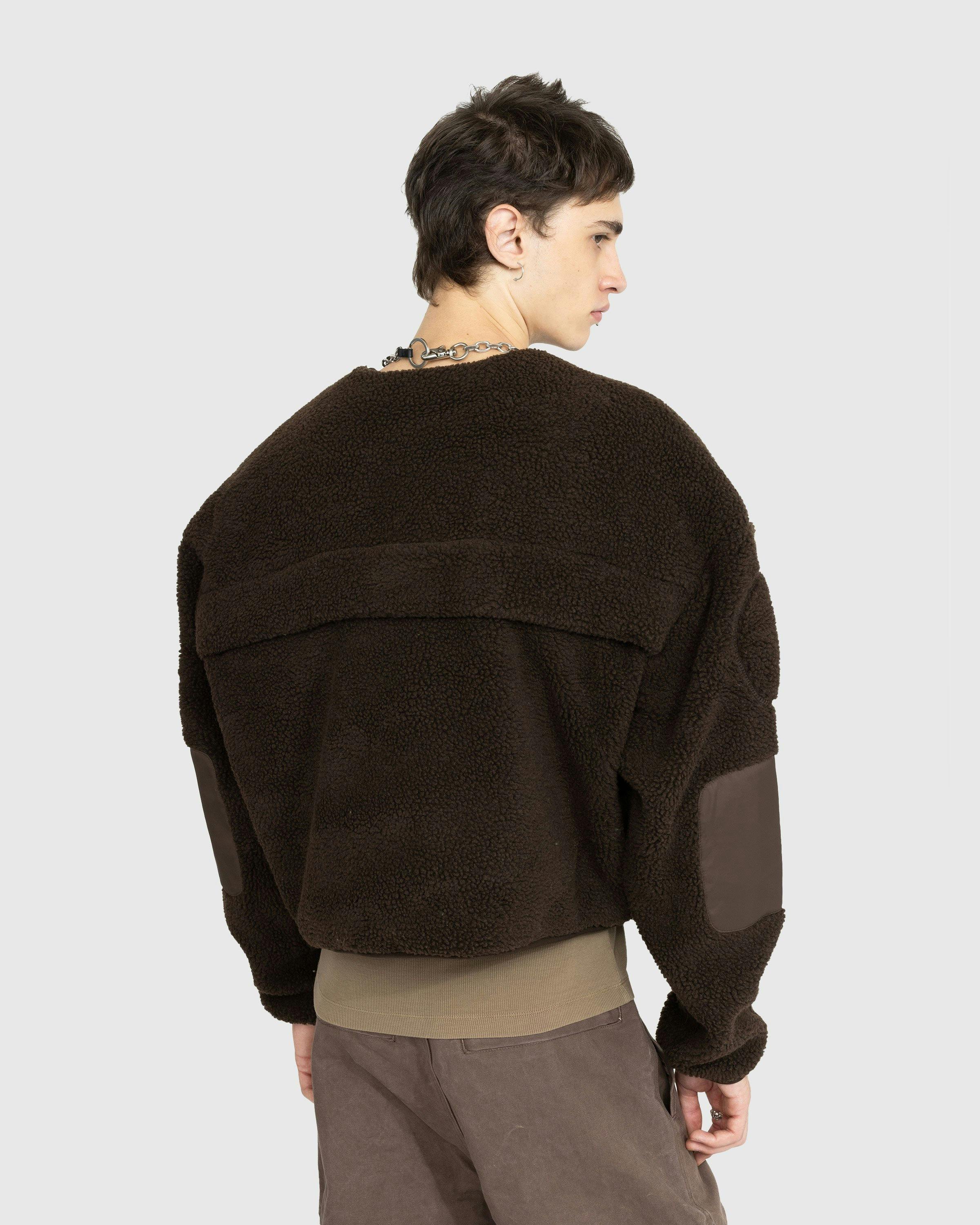 Entire Studios – Fluffy Overcoat Brown | Highsnobiety Shop