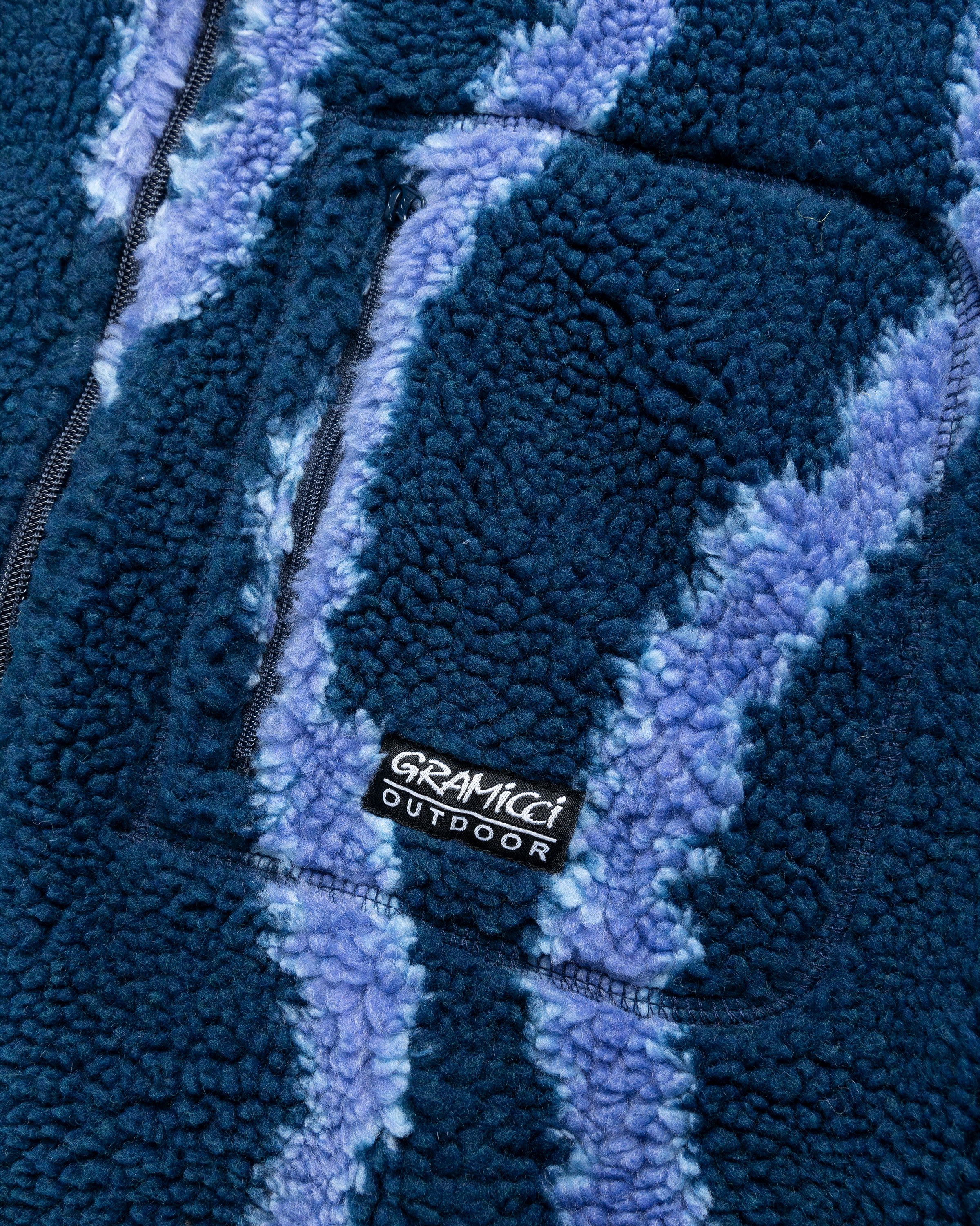 Gramicci - Sherpa Jacket Navy Swirl - Clothing - Blue - Image 4