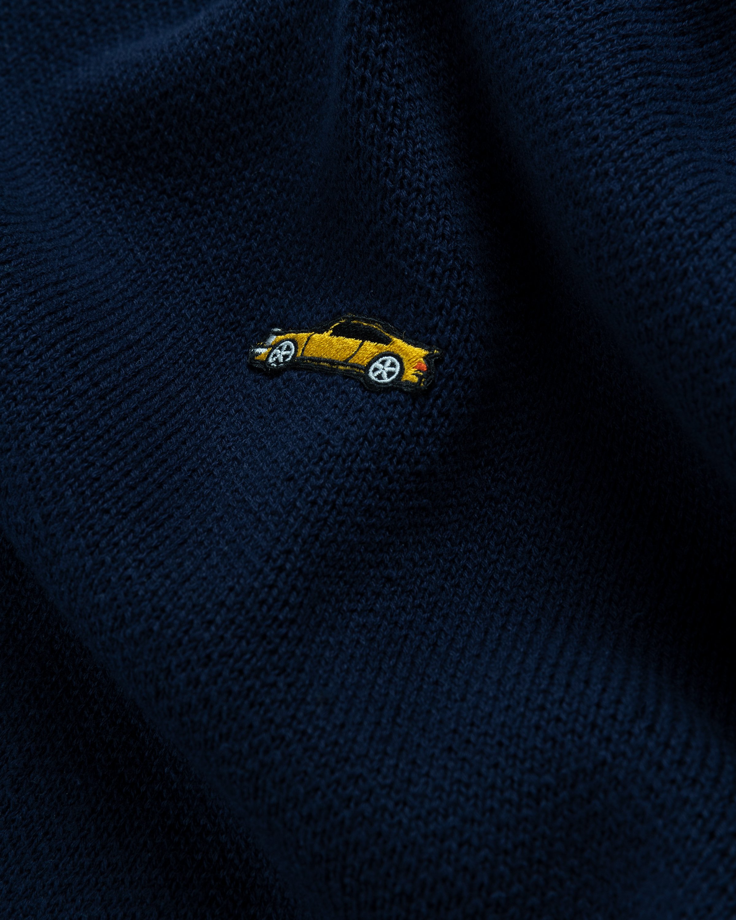 RUF x Highsnobiety - Knitted Crewneck Sweater Navy - Clothing - Blue - Image 3