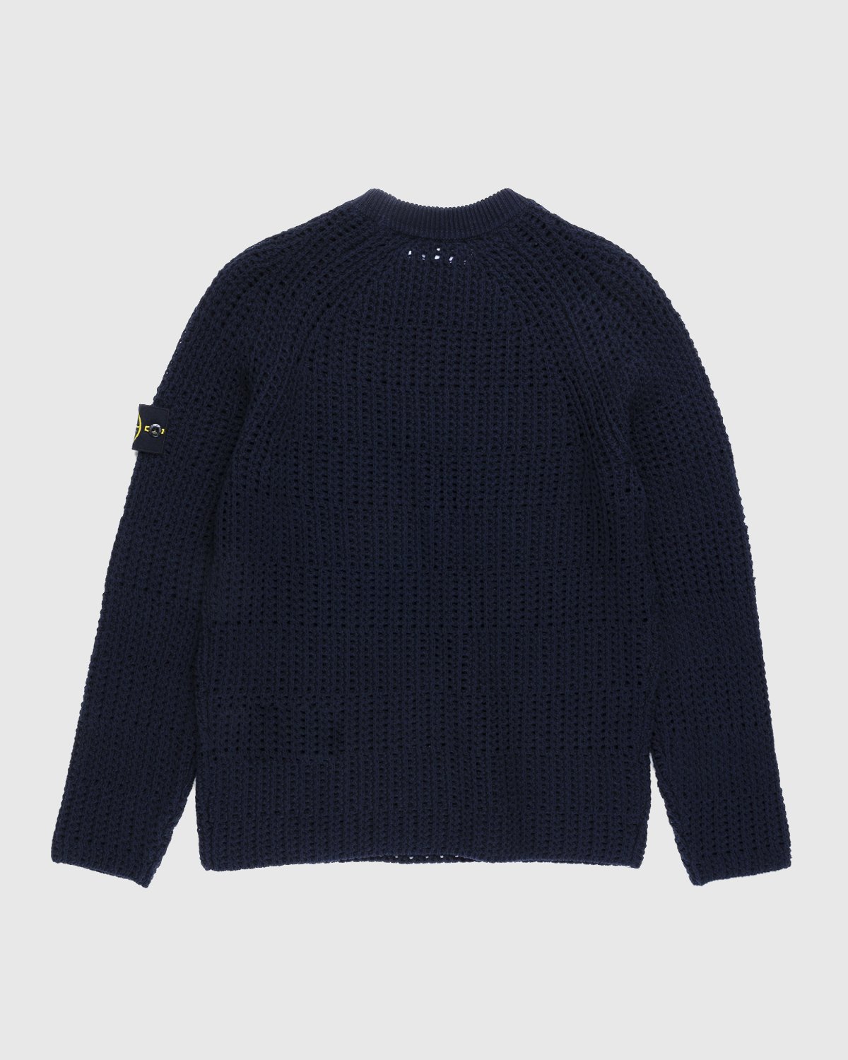 Stone Island - 528D3 Net Stitch Sweater Navy Blue - Clothing - Blue - Image 2