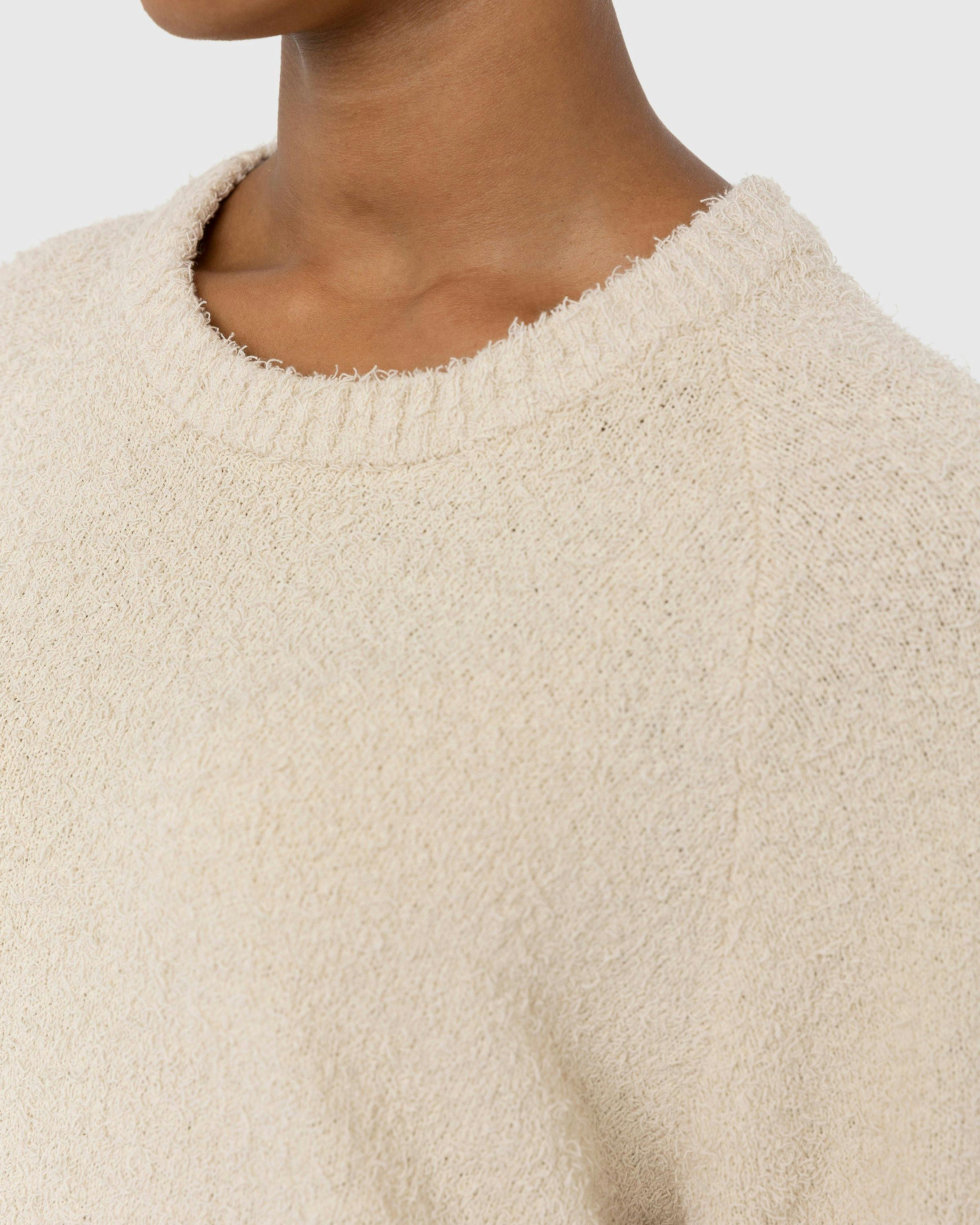 Highsnobiety - Raglan Crewneck Sweater Beige - Clothing - Beige - Image 6