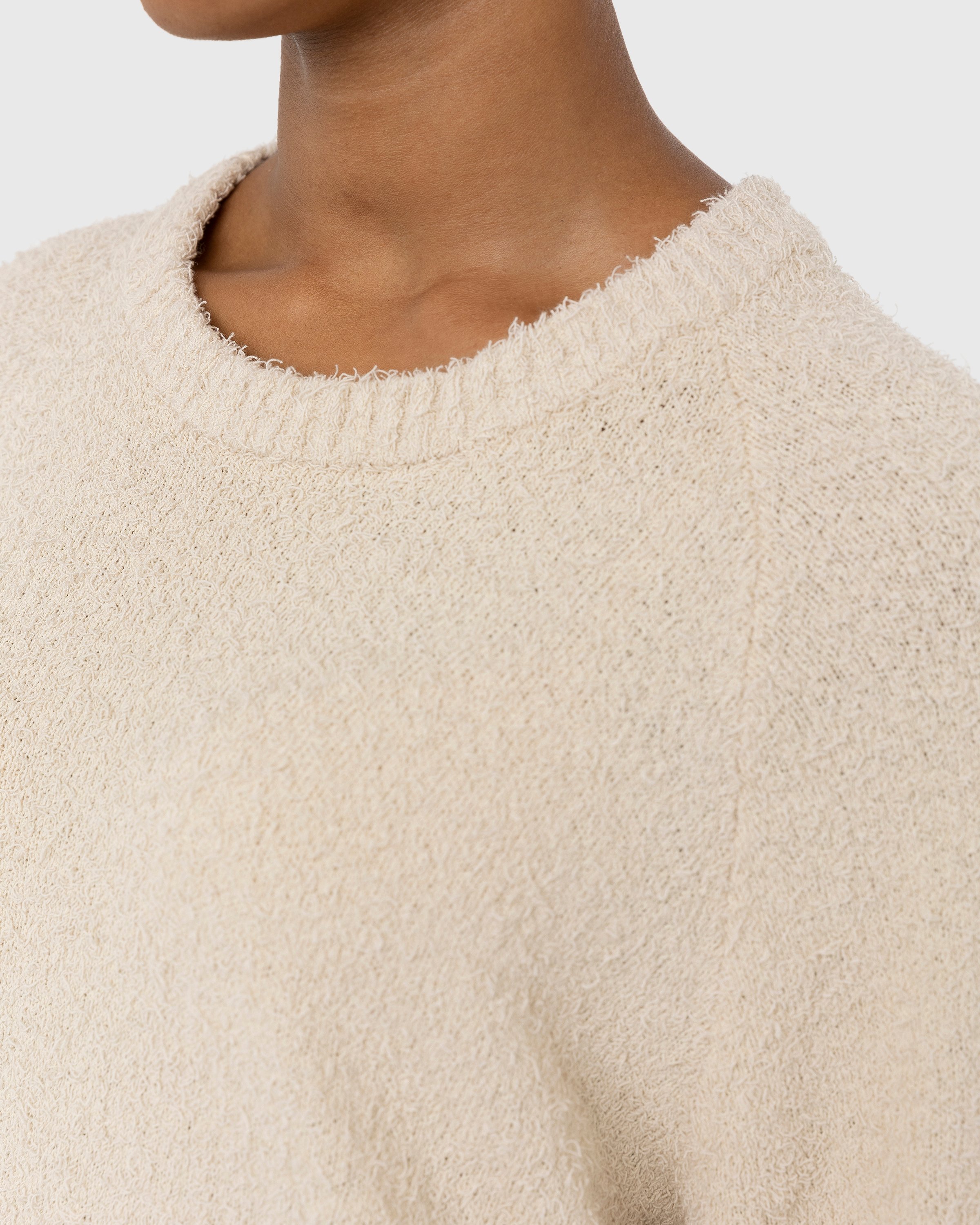 Highsnobiety - Raglan Crewneck Sweater Beige - Clothing - Beige - Image 6