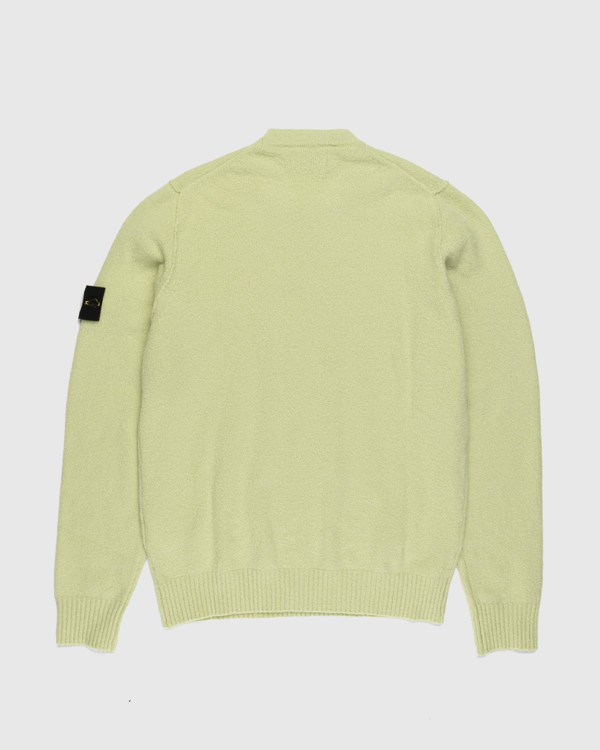 Stone Island - 548D2 Stockinette Stitch Sweater Light Green - Clothing - Green - Image 2