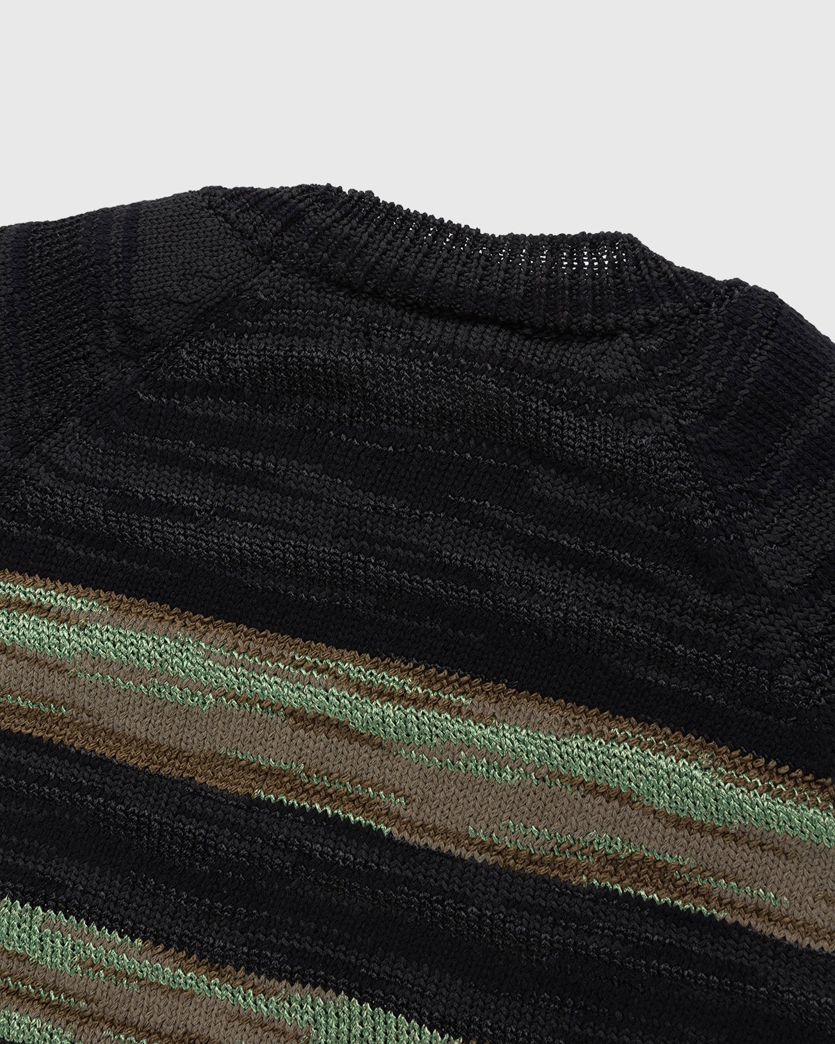 Dries van Noten - Janitor Intarsia Knit Sweater Black - Clothing - Black - Image 4