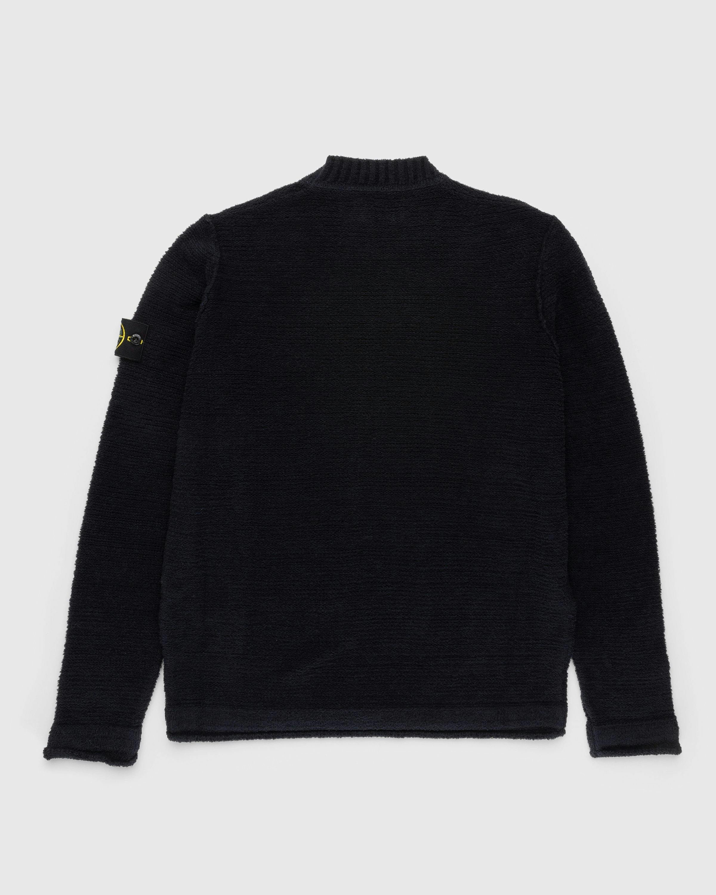 Stone Island - Cotton Crewneck Sweater Navy Blue - Clothing - Blue - Image 2